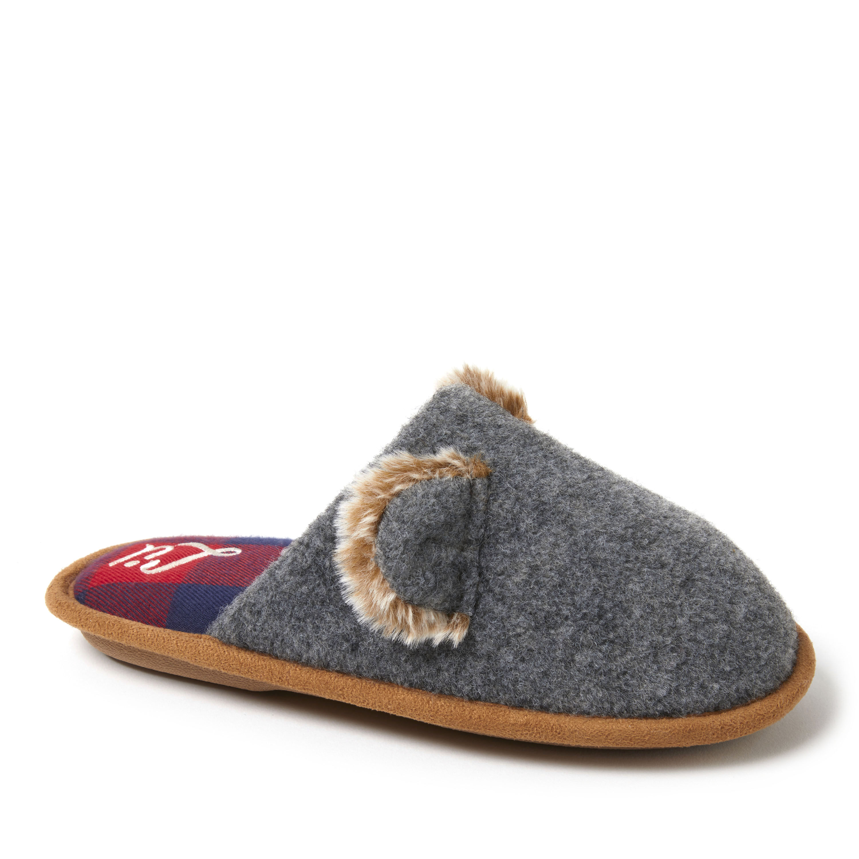 Kid's Family Scuff with Lil Bear Embroidery