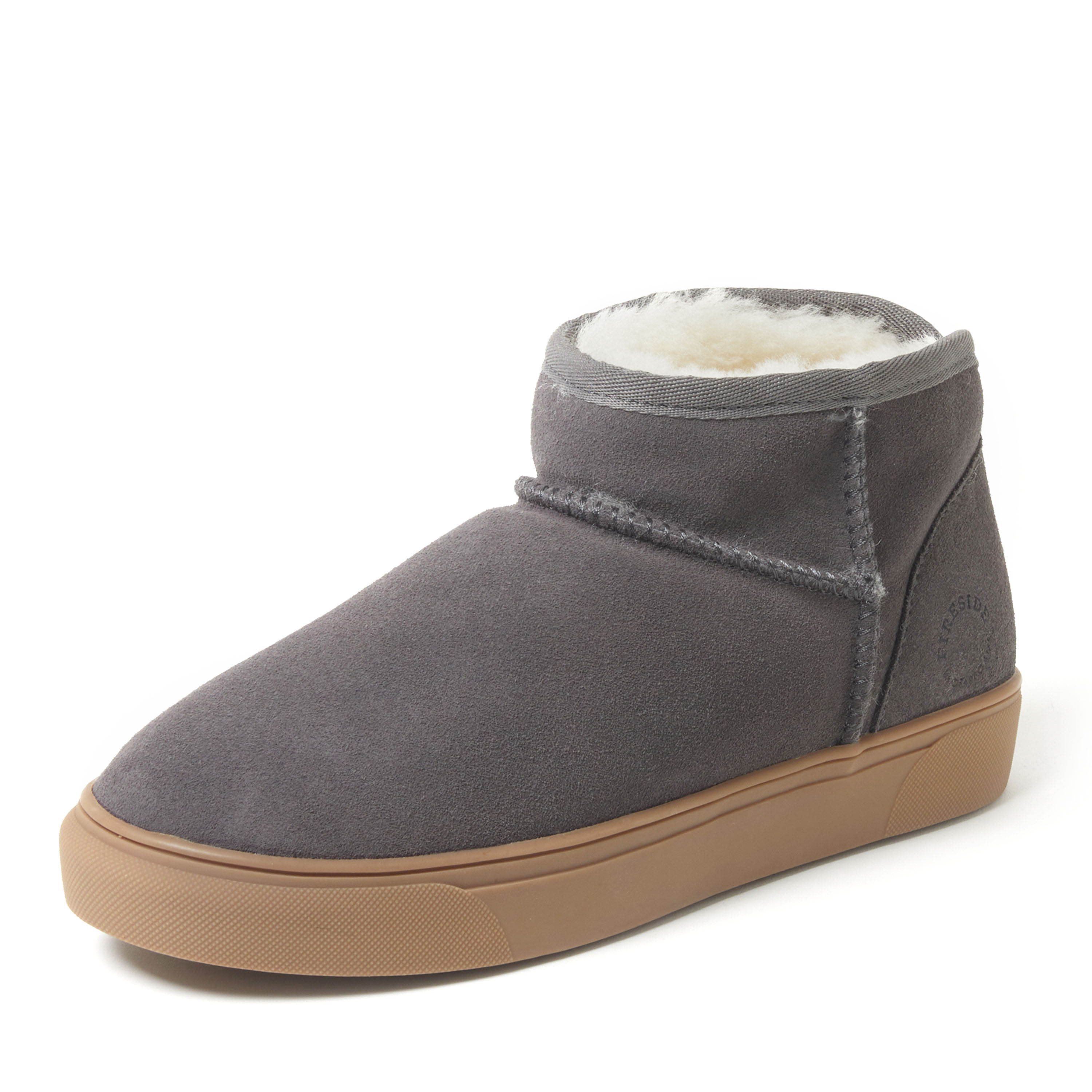 Women's Fireside by Dearfoams Bathurst Water-Resistant Genuine Shearling Micro Bootie