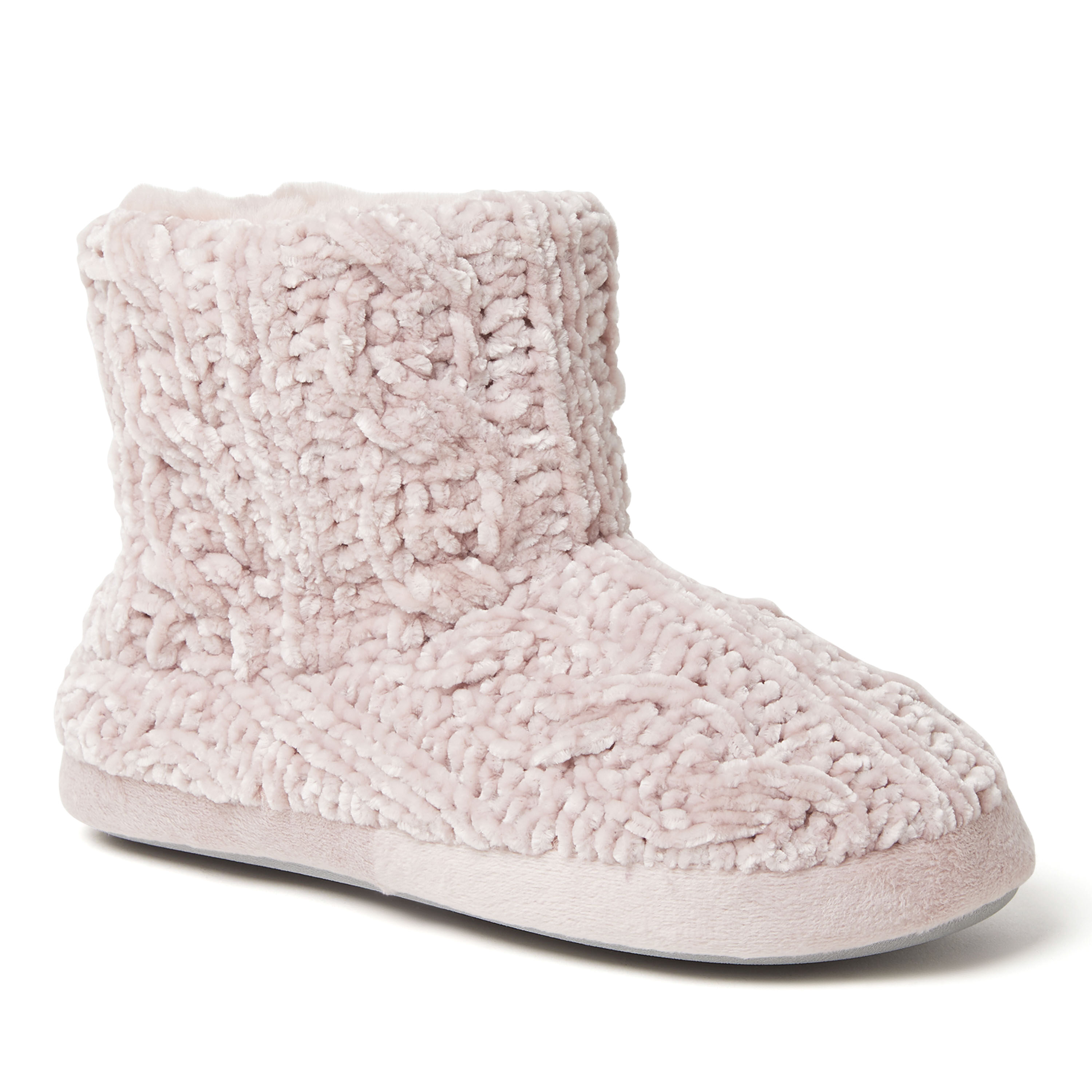 Women s Leah Marled Chenille Knit Bootie Slipper