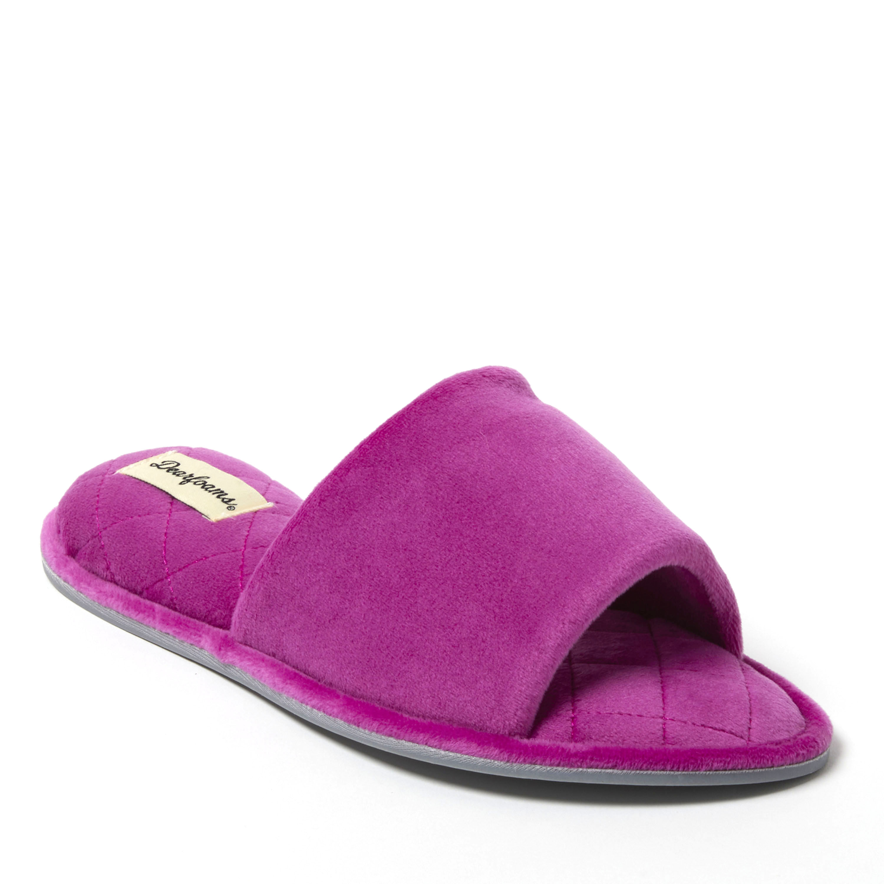 Women's Beatrice Microfiber Velour Side Gore Slide