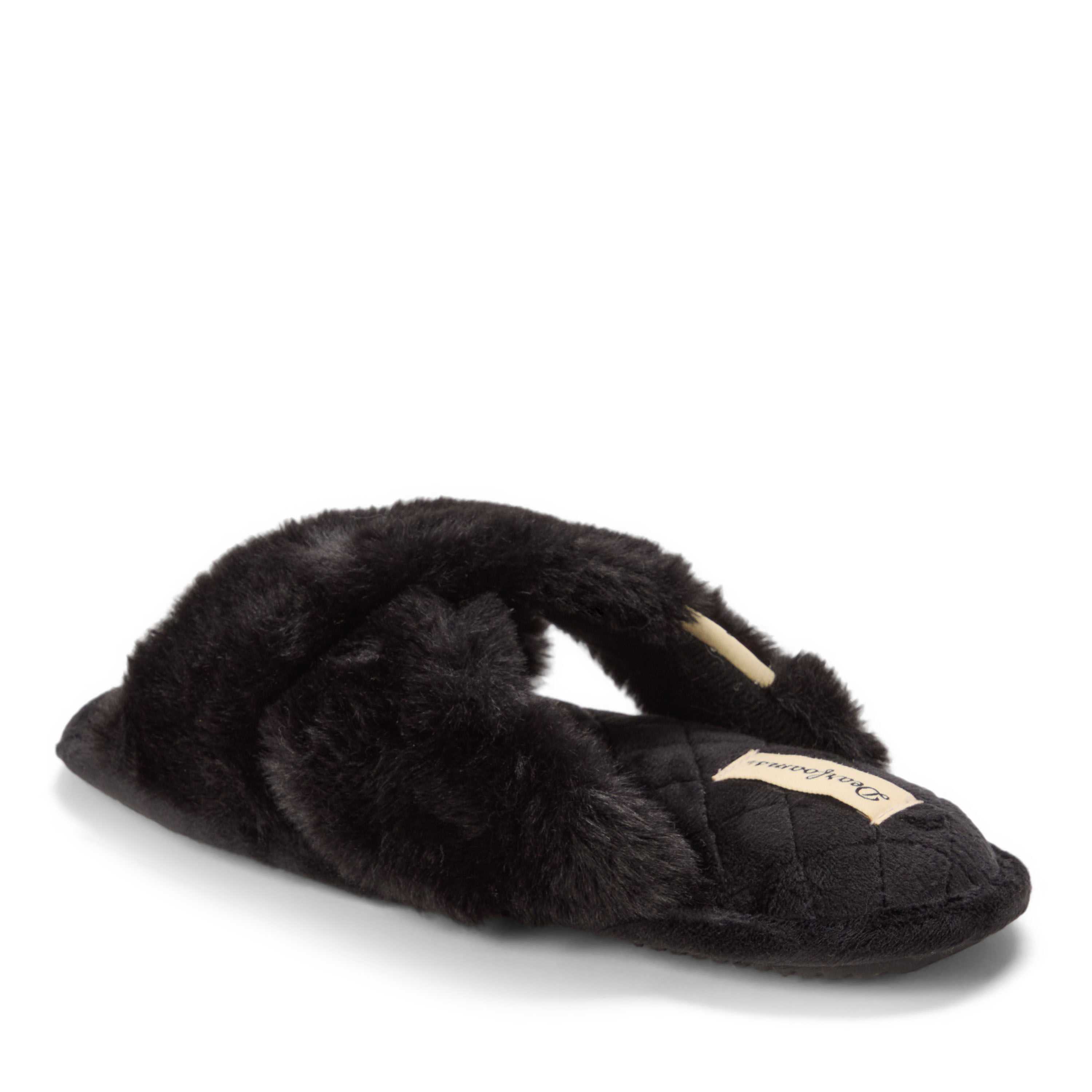 Women's Jessica Furry Crossband Slide Slipper