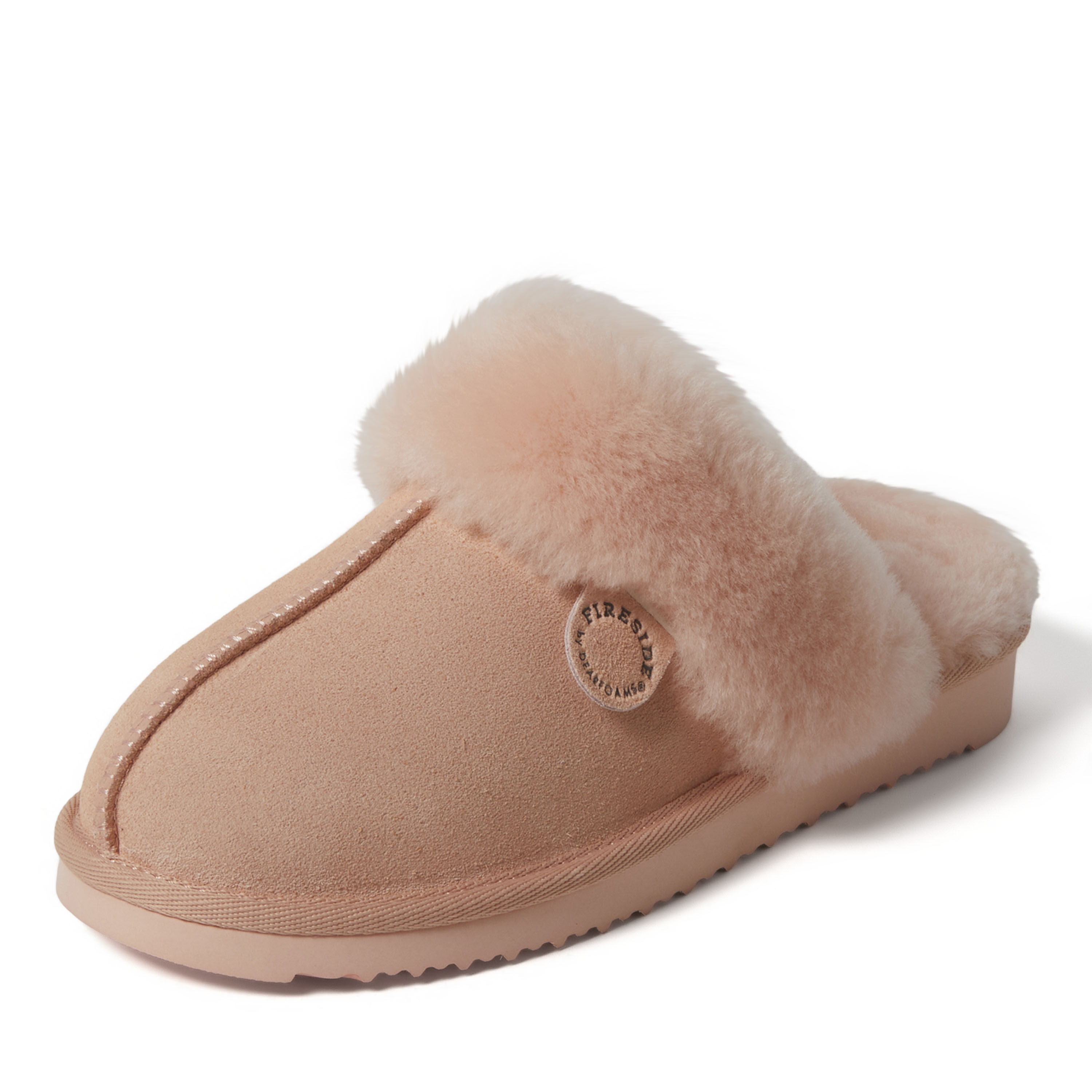 Women's Fireside By Dearfoams Sydney Genuine Shearling Scuff