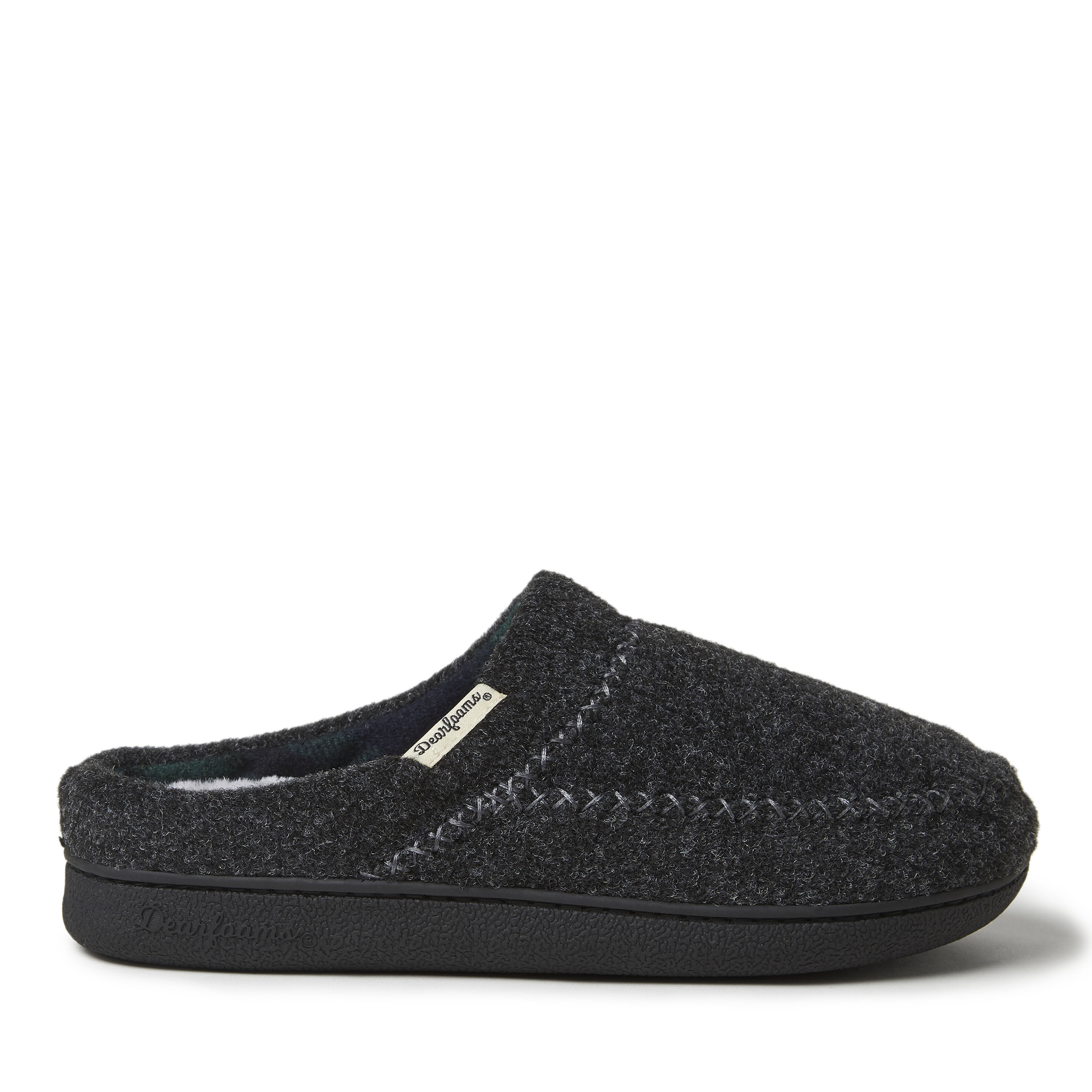 Women's Felted Wool X-Stitch Clog Slipper