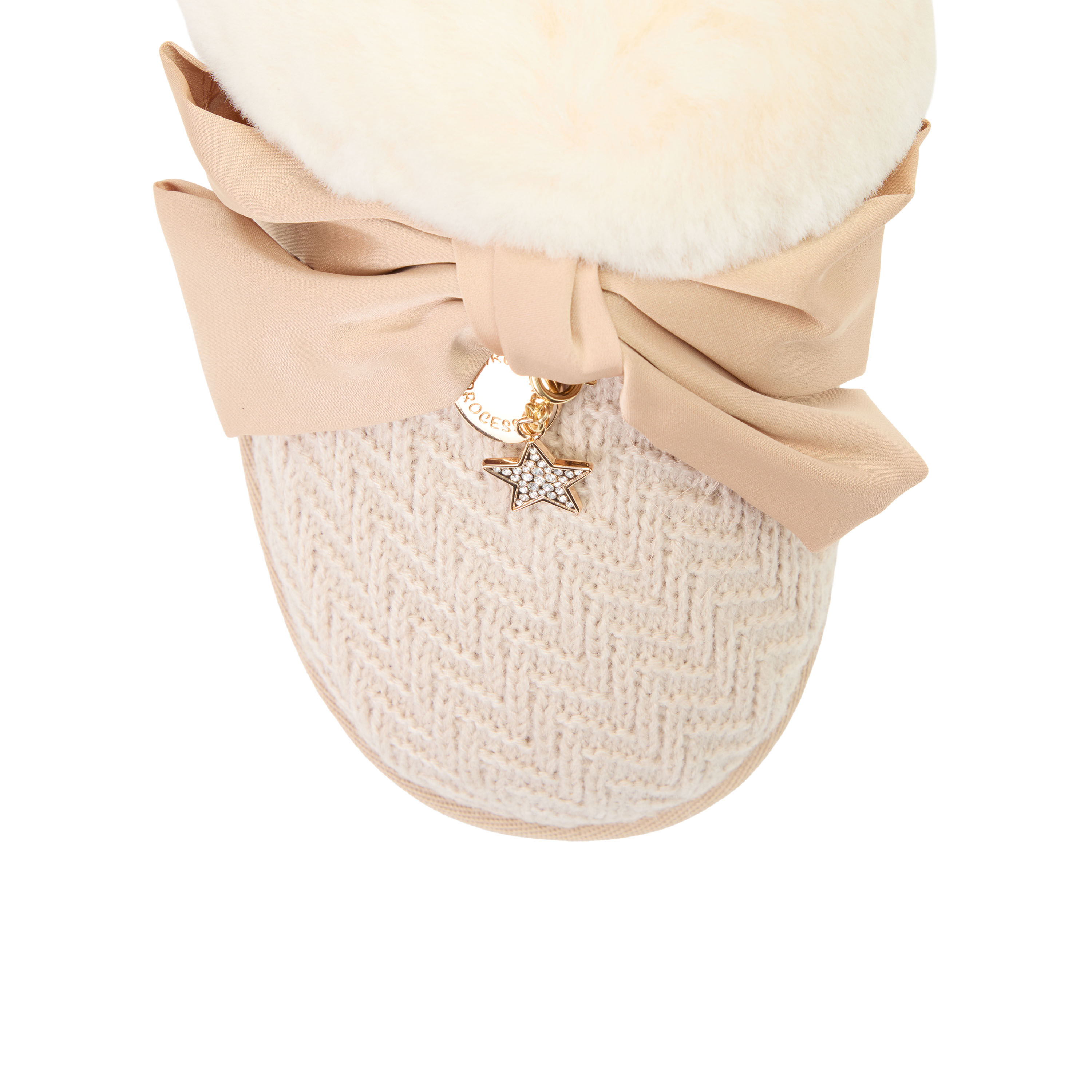 Daniella Karagach&rsquo;s Women's Fireside Knit Shearling Scuff