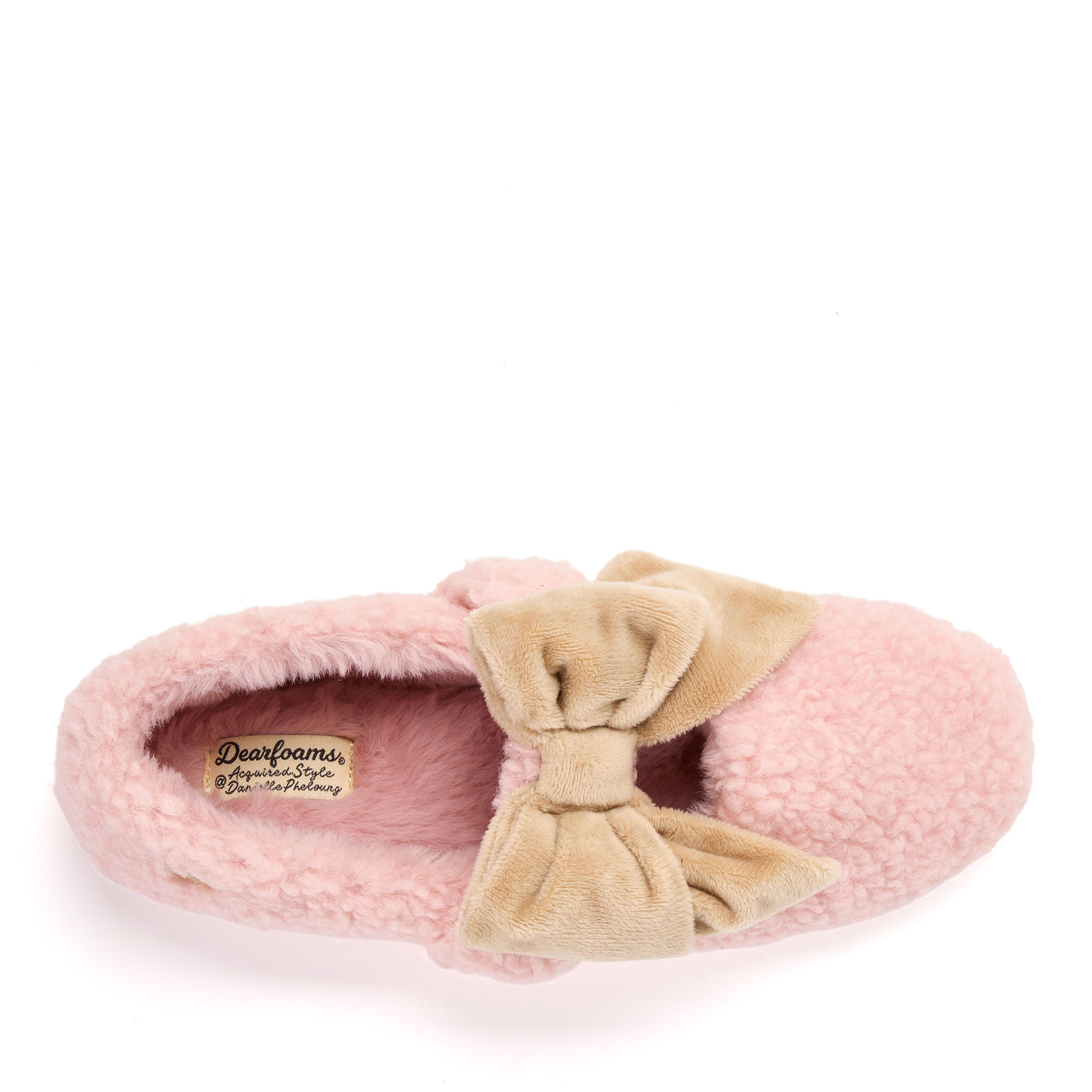 Dearfoams Women's Pennie Maryjane With Bow Slippers