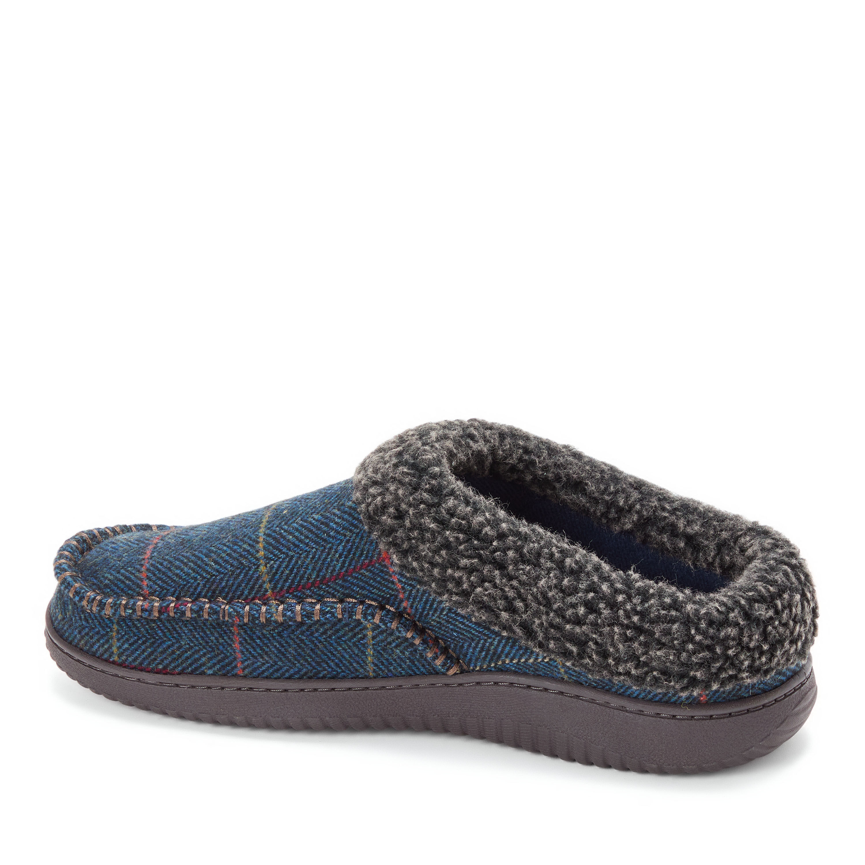 Men's Marshall Microsuede Moc Toe Clog With Berber Cuff