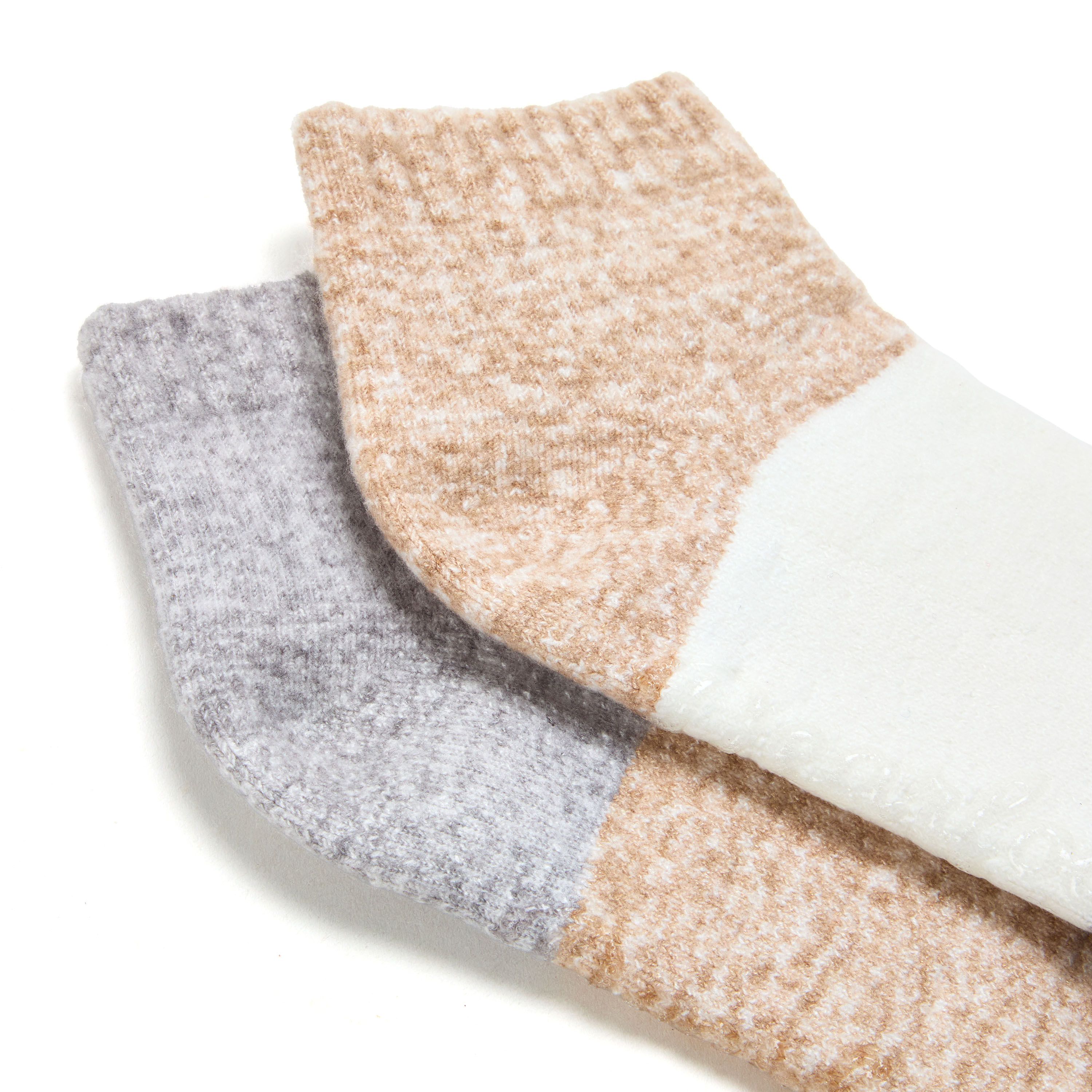 Women's Colorblock 2 Pack Lounge Socks