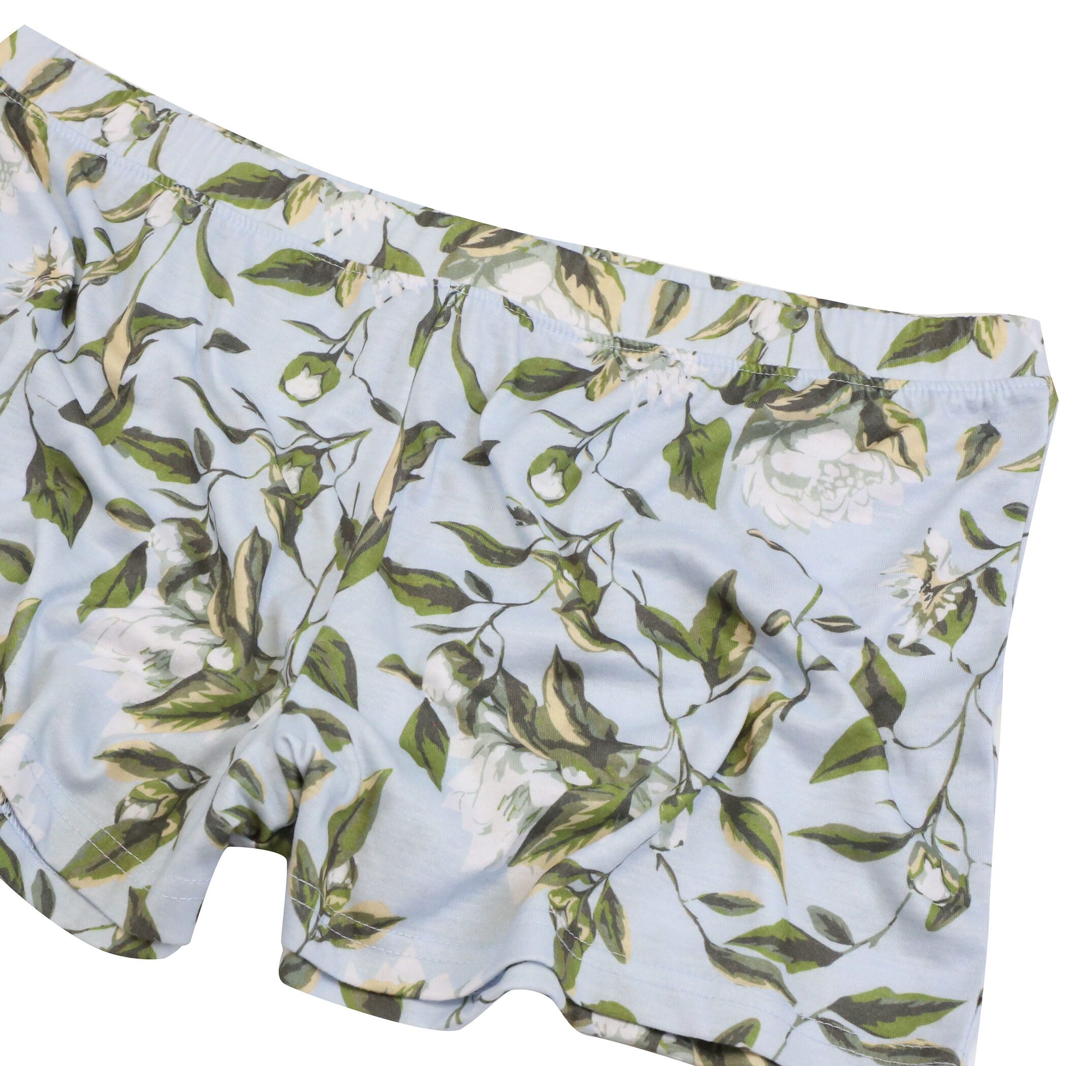 Women's Blue Floral Short Pj Set