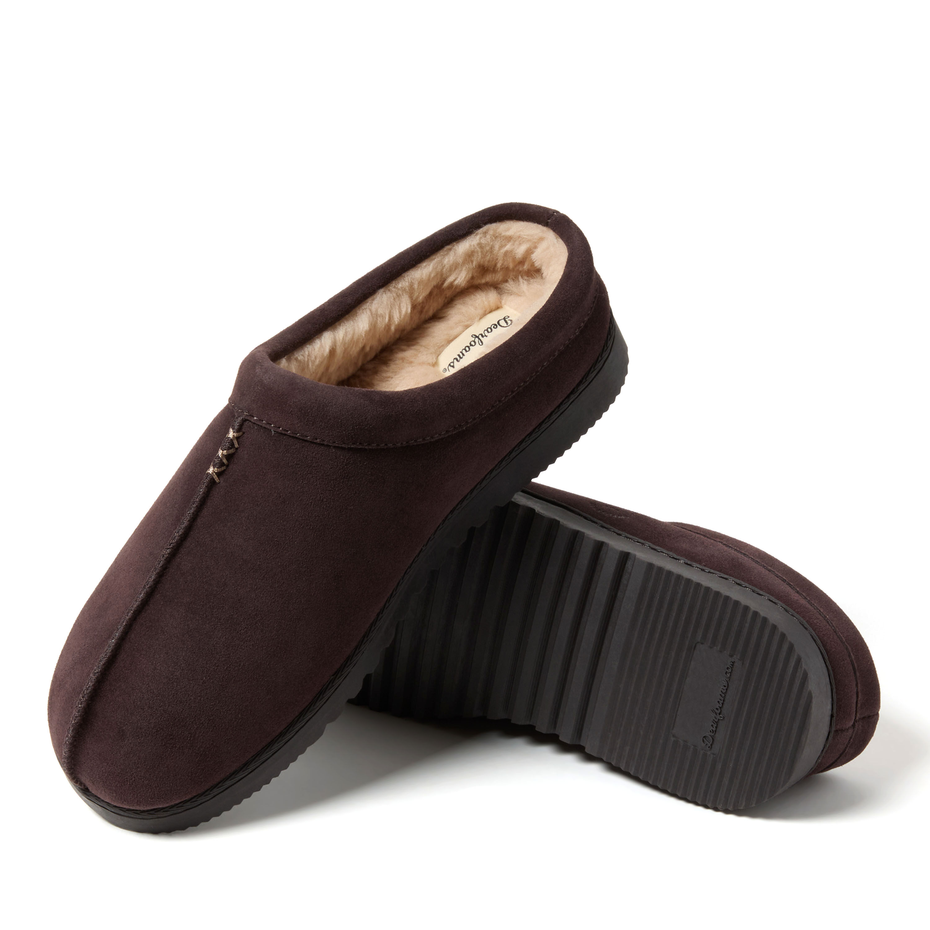 Men's Dean Genuine Suede Clog With Prayer Seam