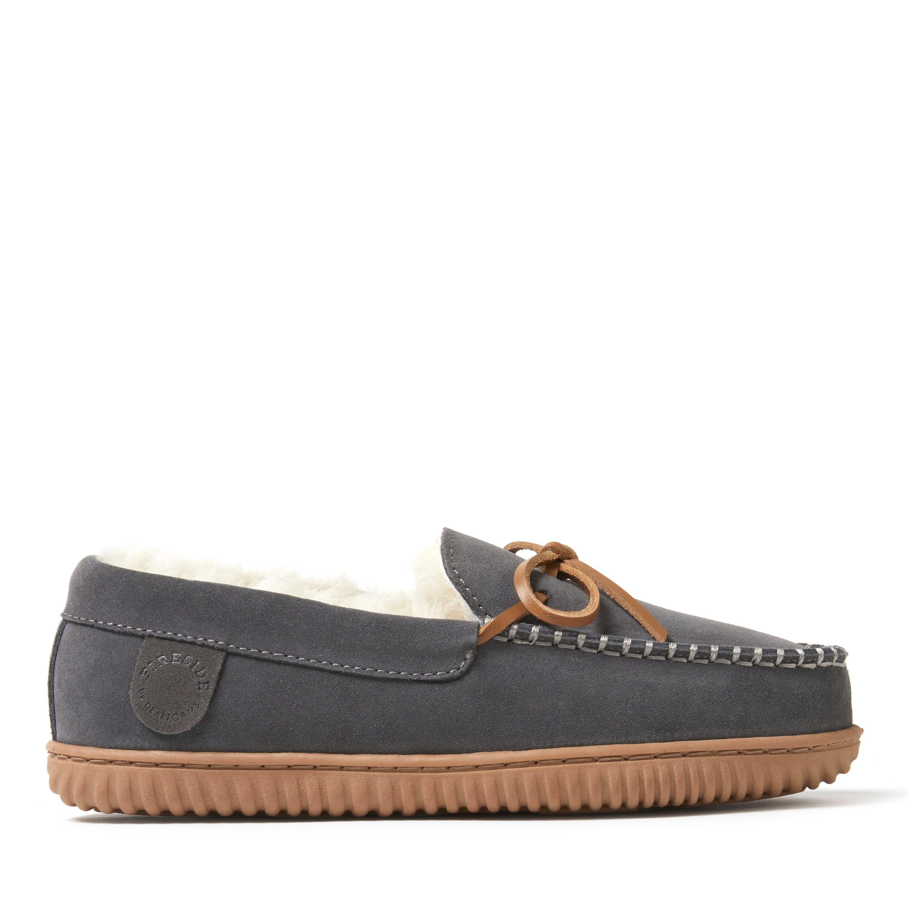 Women's Fireside by Dearfoams Alice Springs Genuine Shearling Moccasin