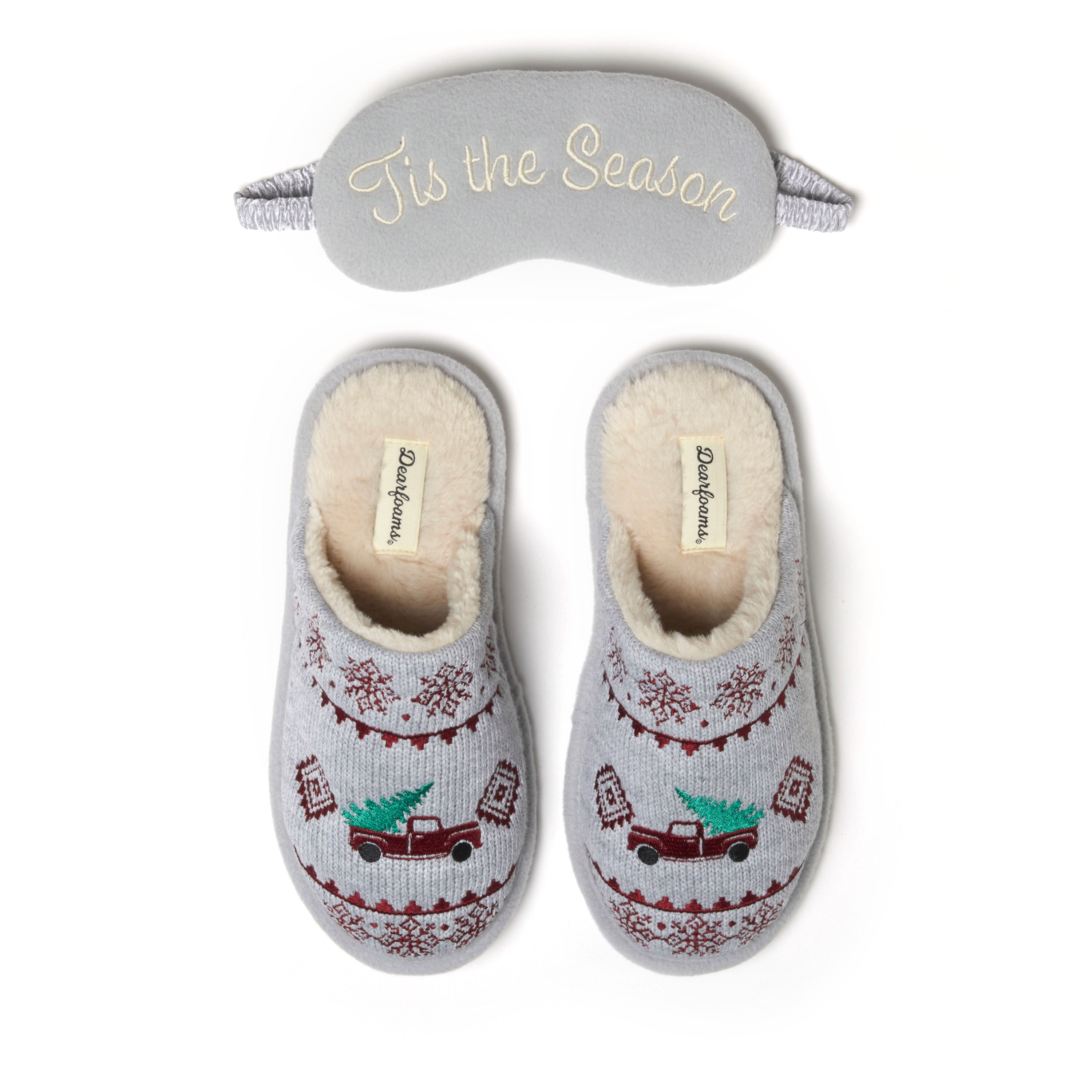 Women's dearfoam scuff slippers top