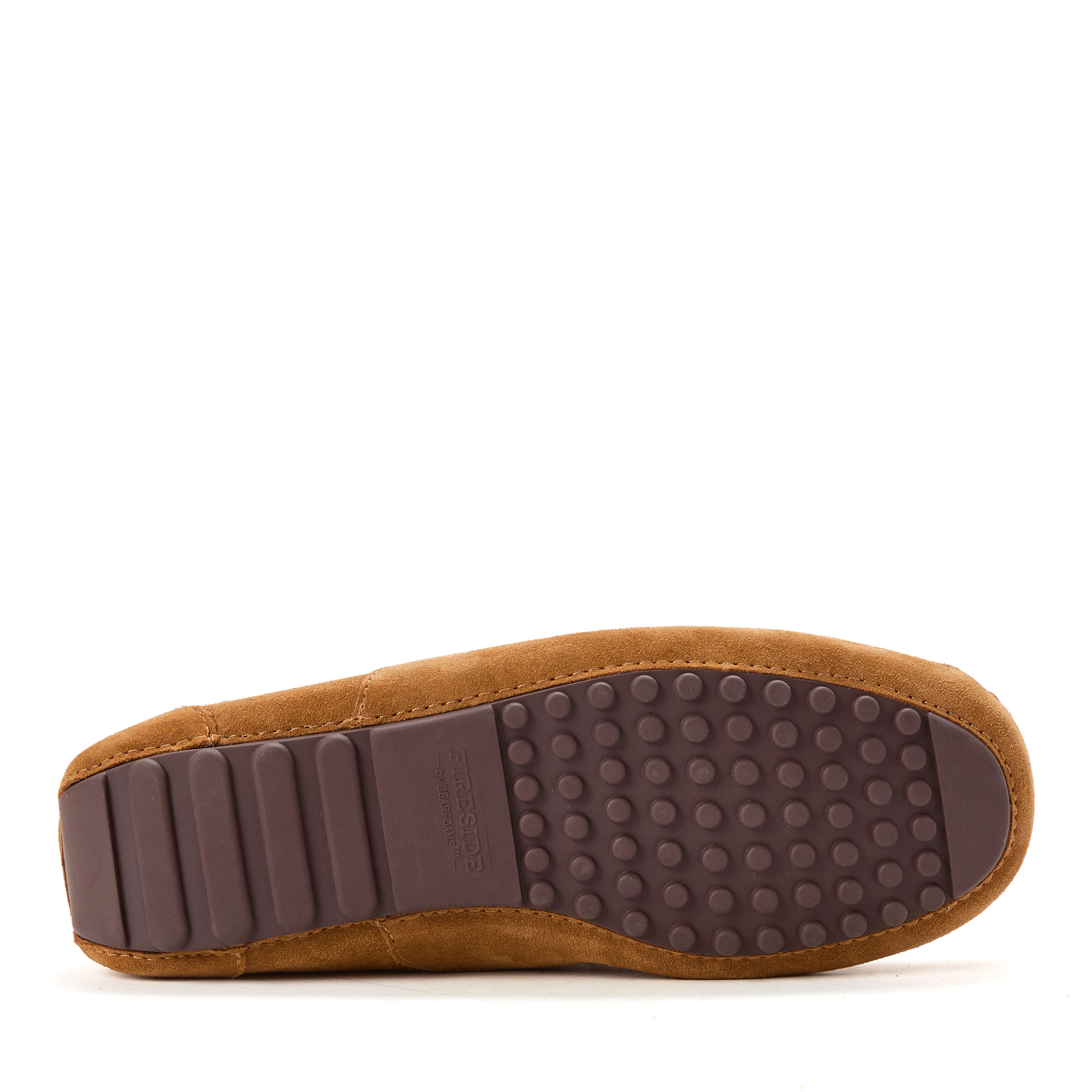 Men's Fireside by Dearfoams Melbourne Genuine Shearling Moccasin Slipper
