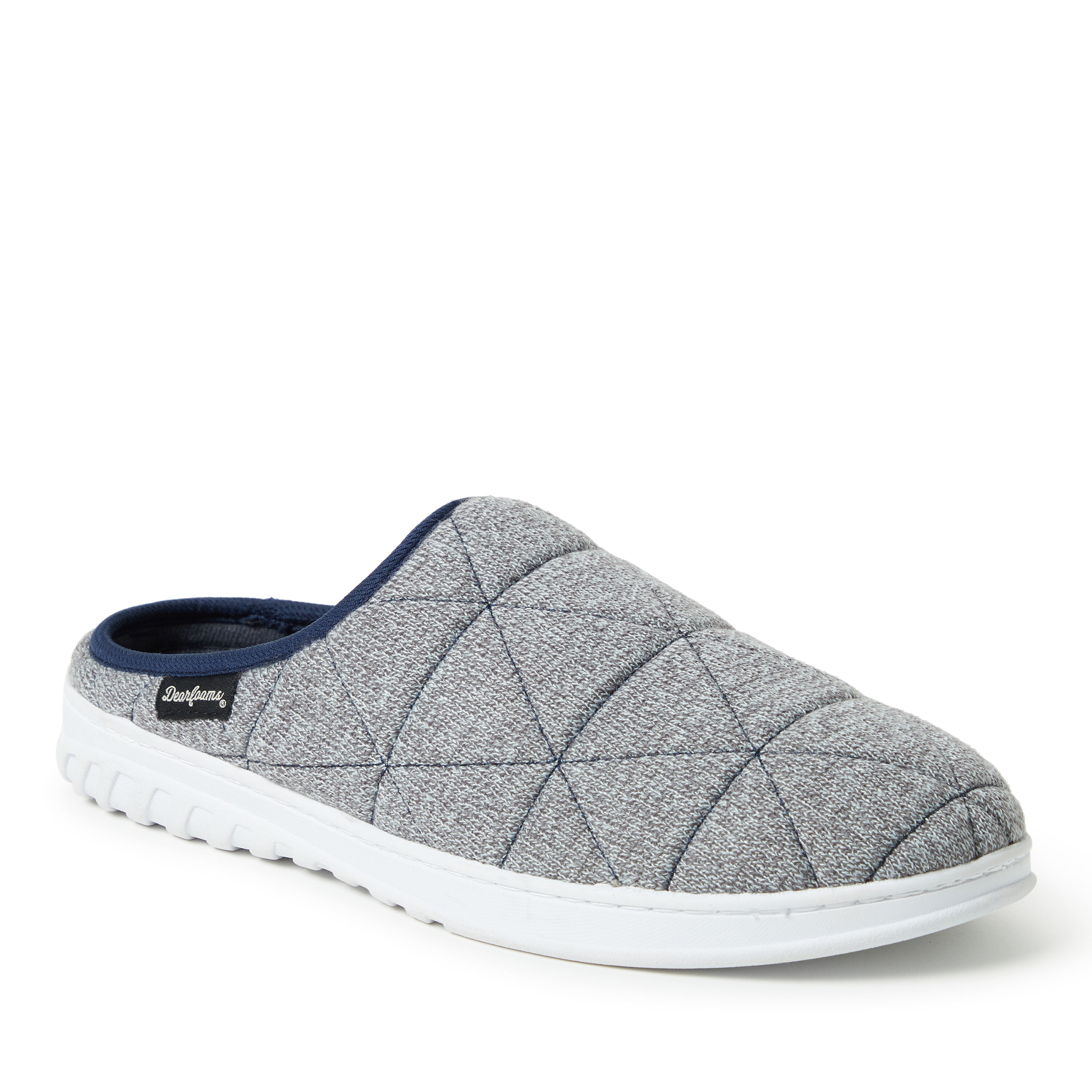 Men's Heathered Knit Clog Slipper