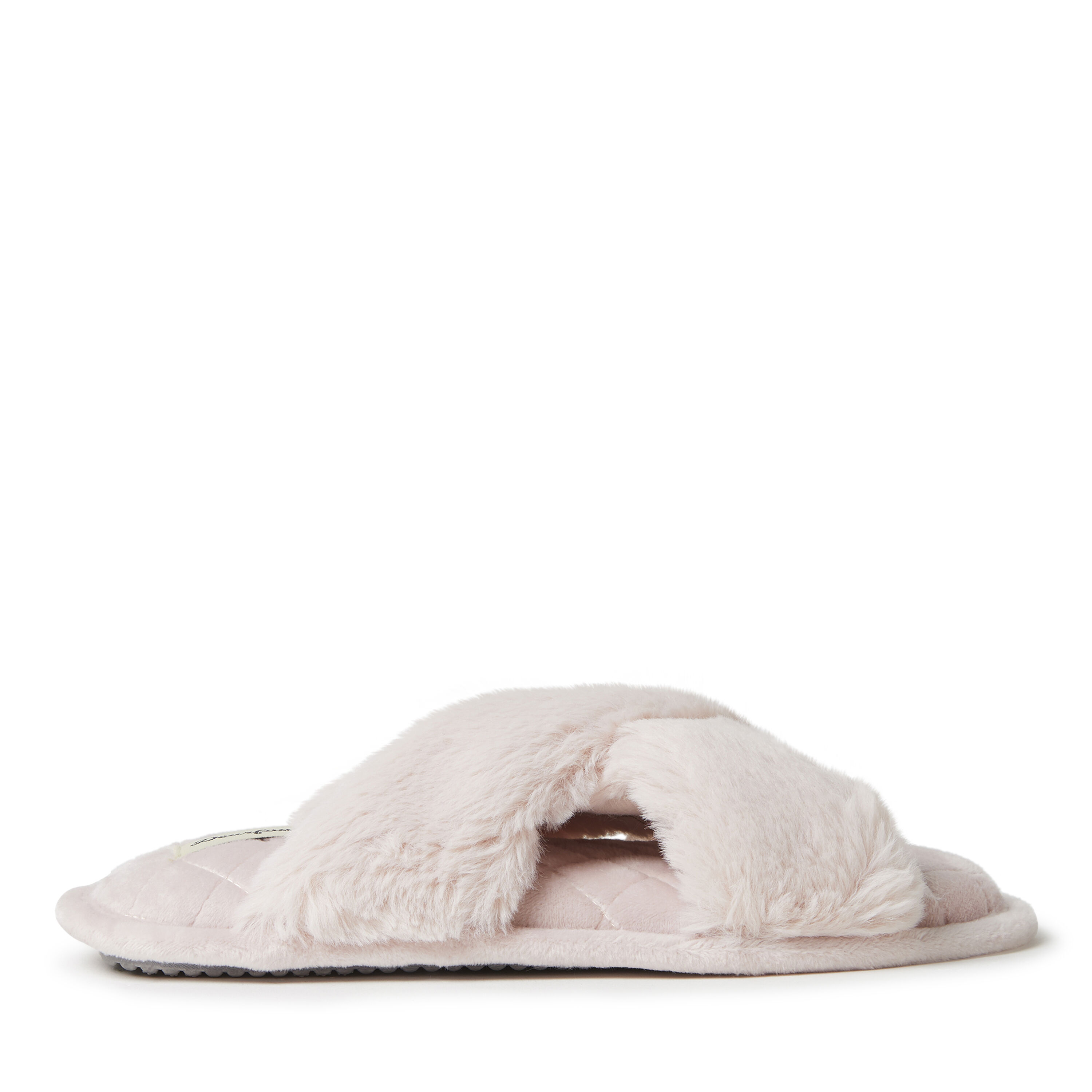Women's jessica furry on sale crossband slide slipper