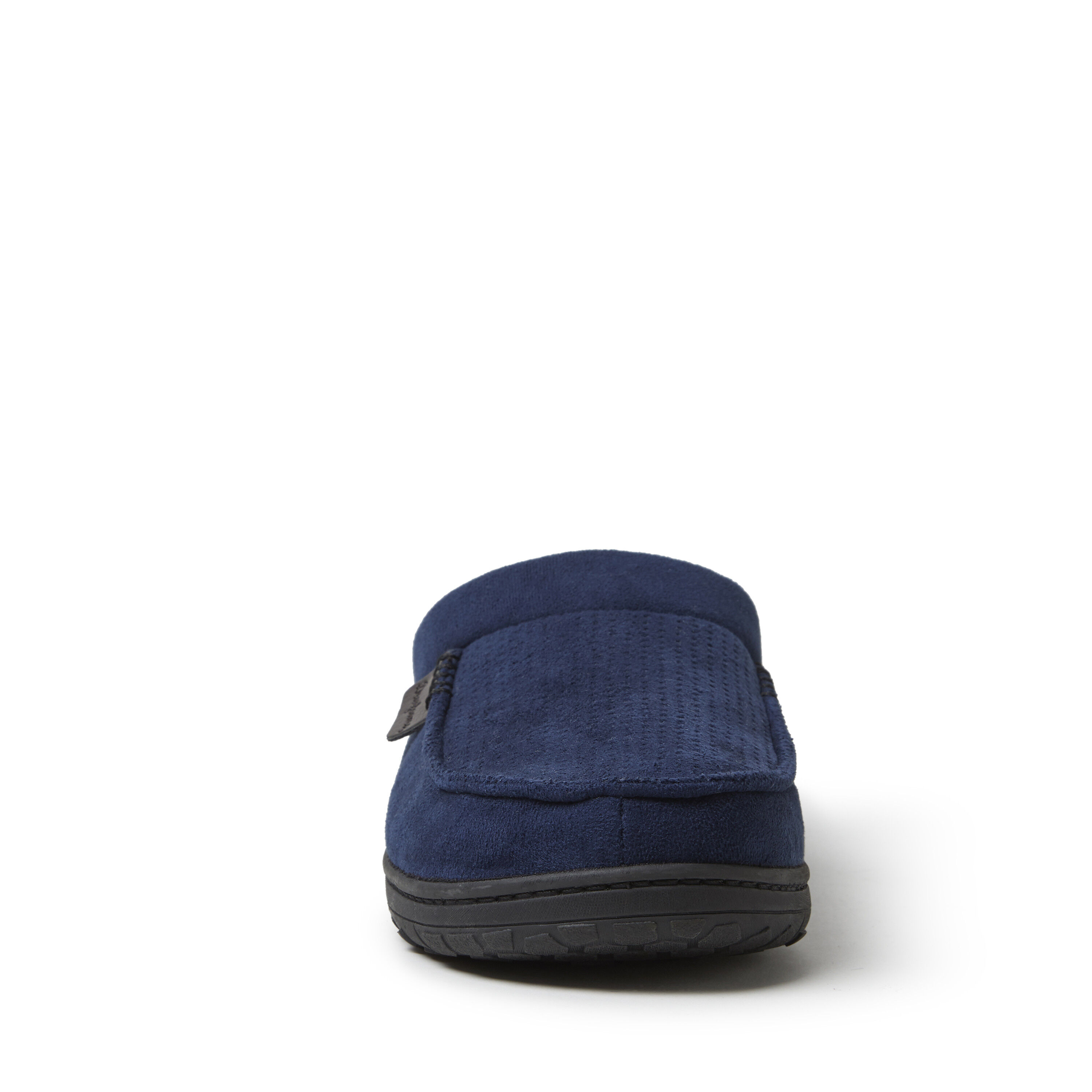 Men's dearfoams perforated sale microsuede clog slippers