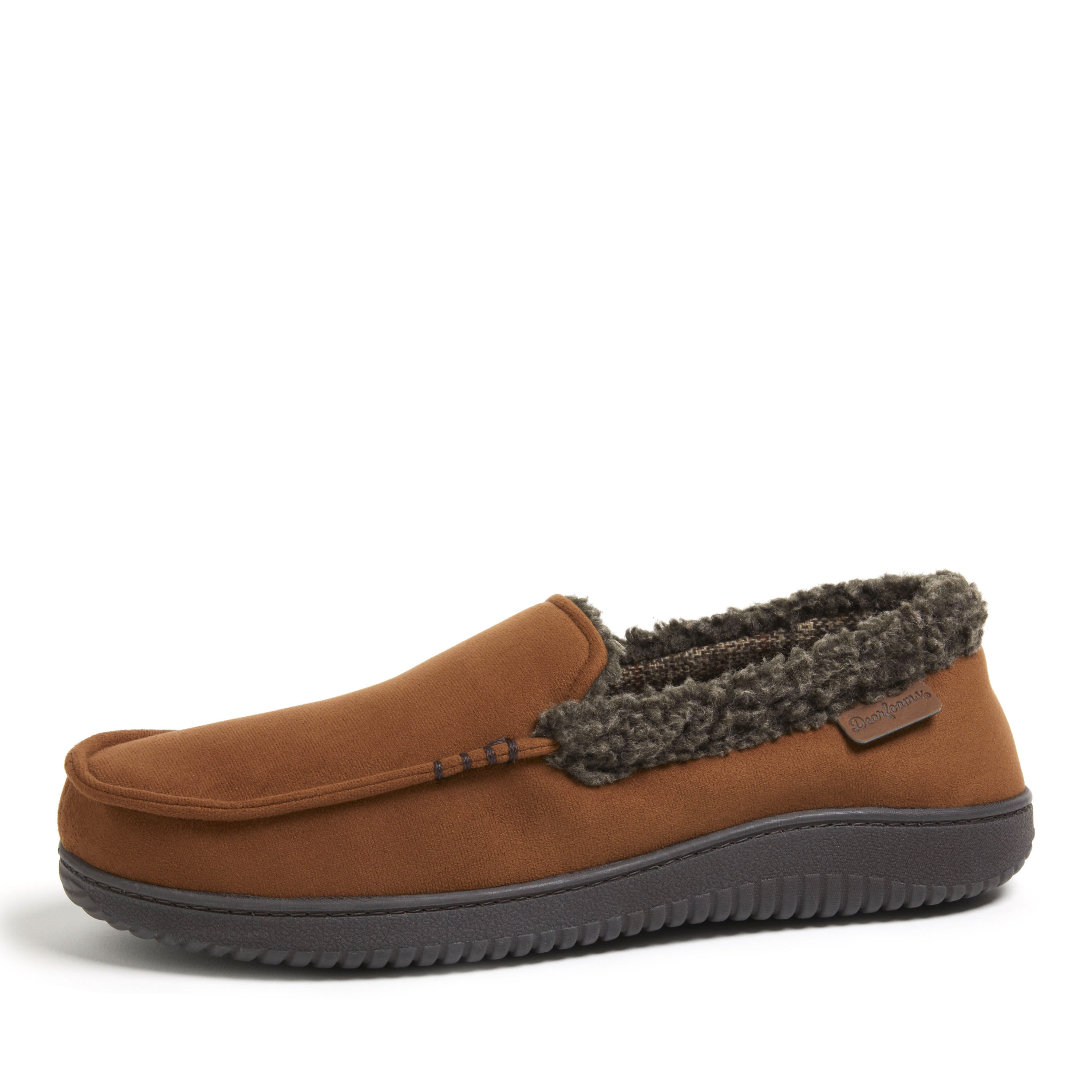 Men's Alexander Microsuede Moccasin With Berber Casing