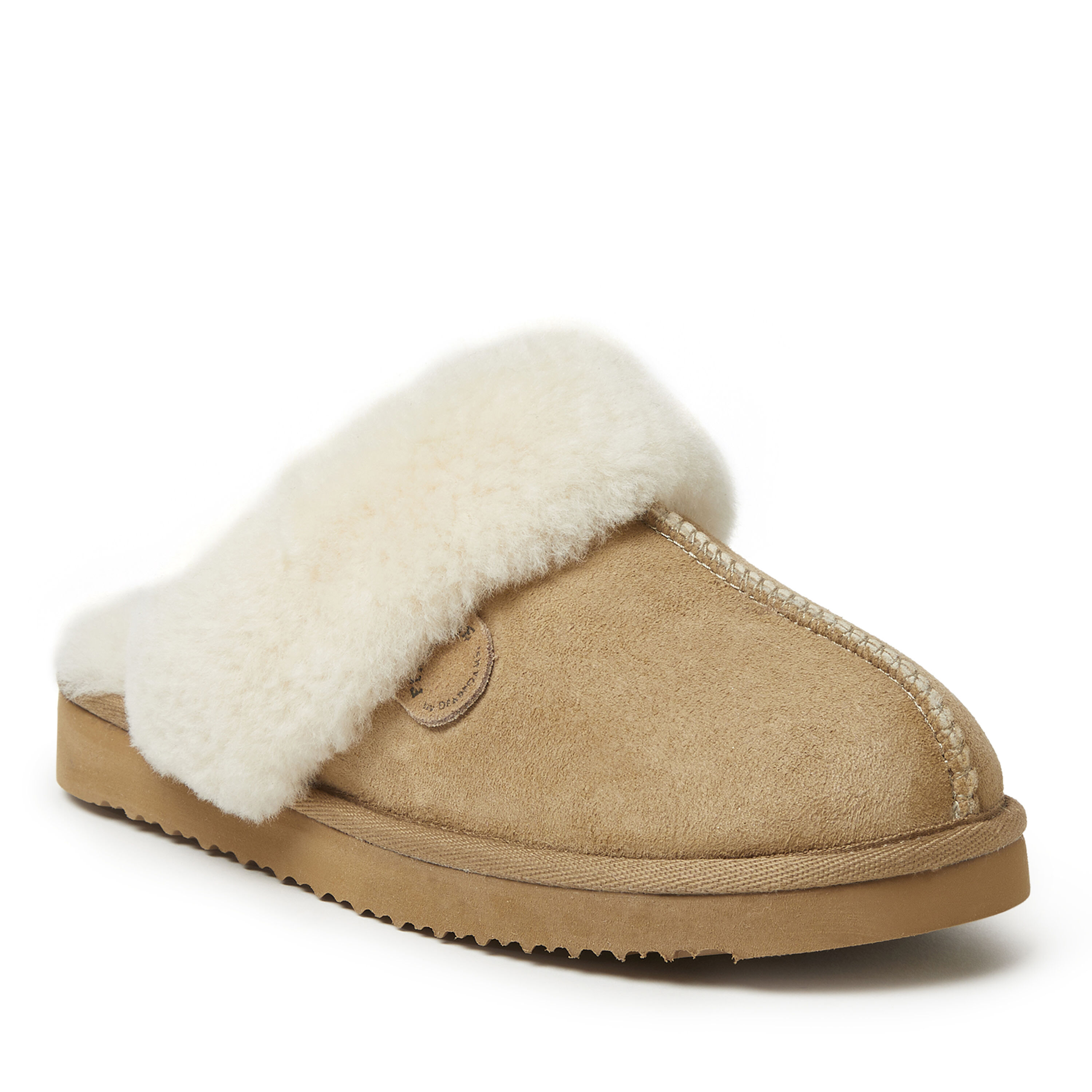 Women's Fireside by Dearfoams Sydney Genuine Shearling Scuff Slipper