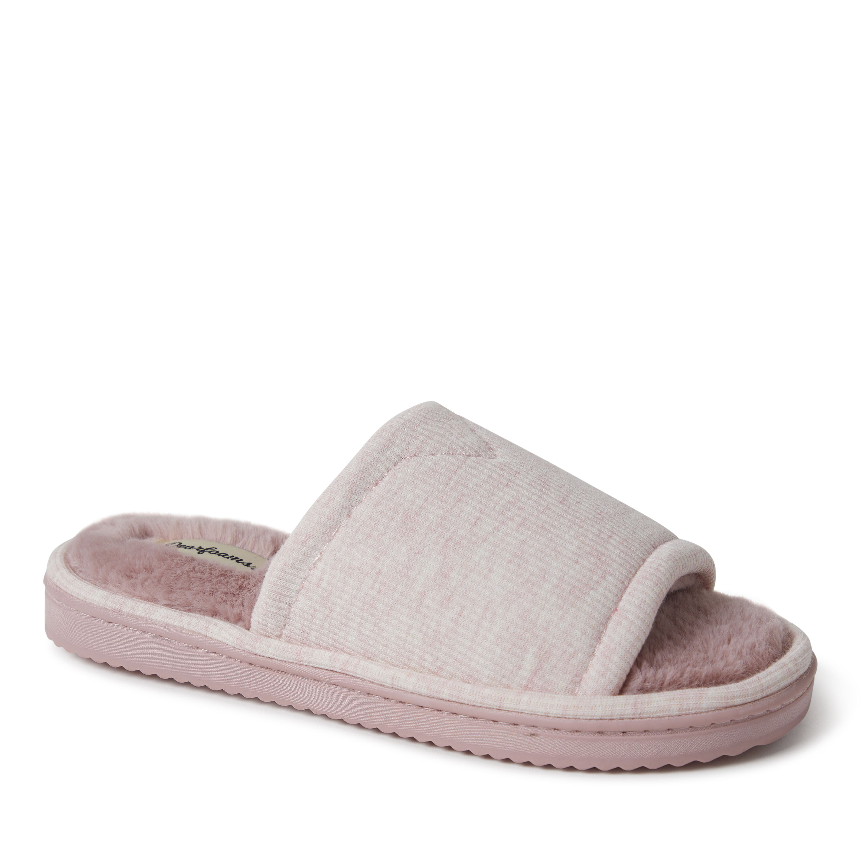 Women's dearfoam open toe slippers sale