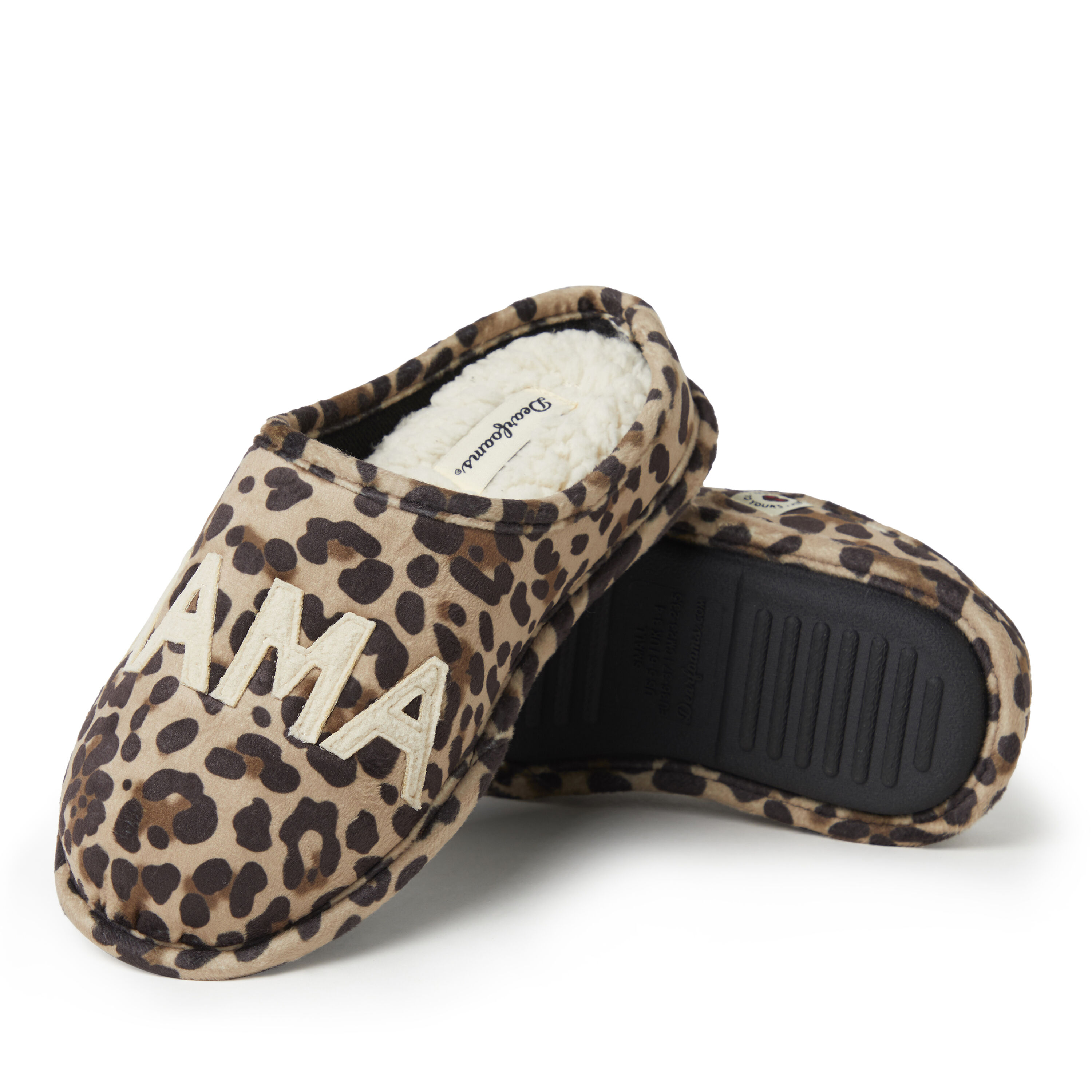 Womens leopard slippers hotsell