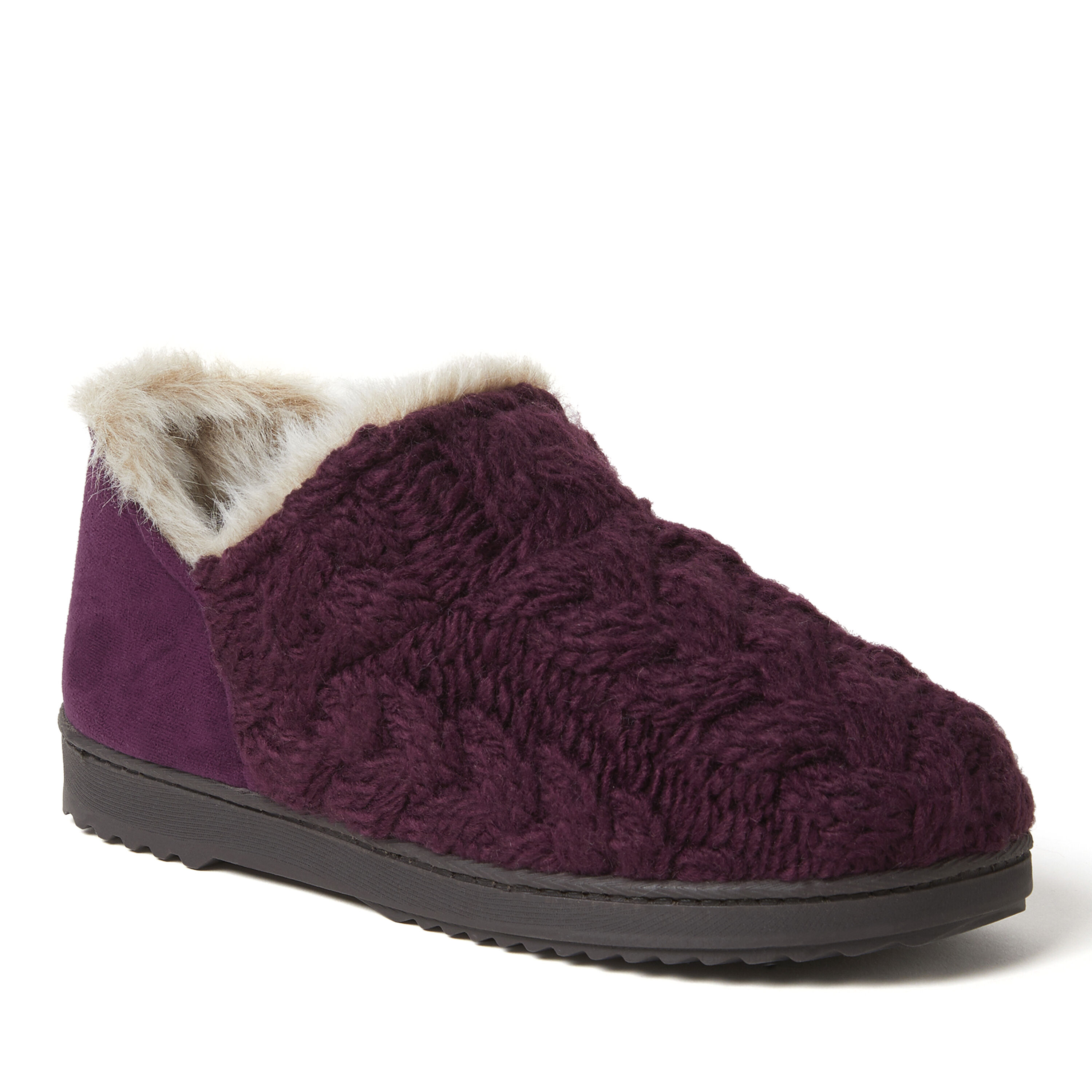 Women's Hayden Chunky Cable Knit Bootie Slipper