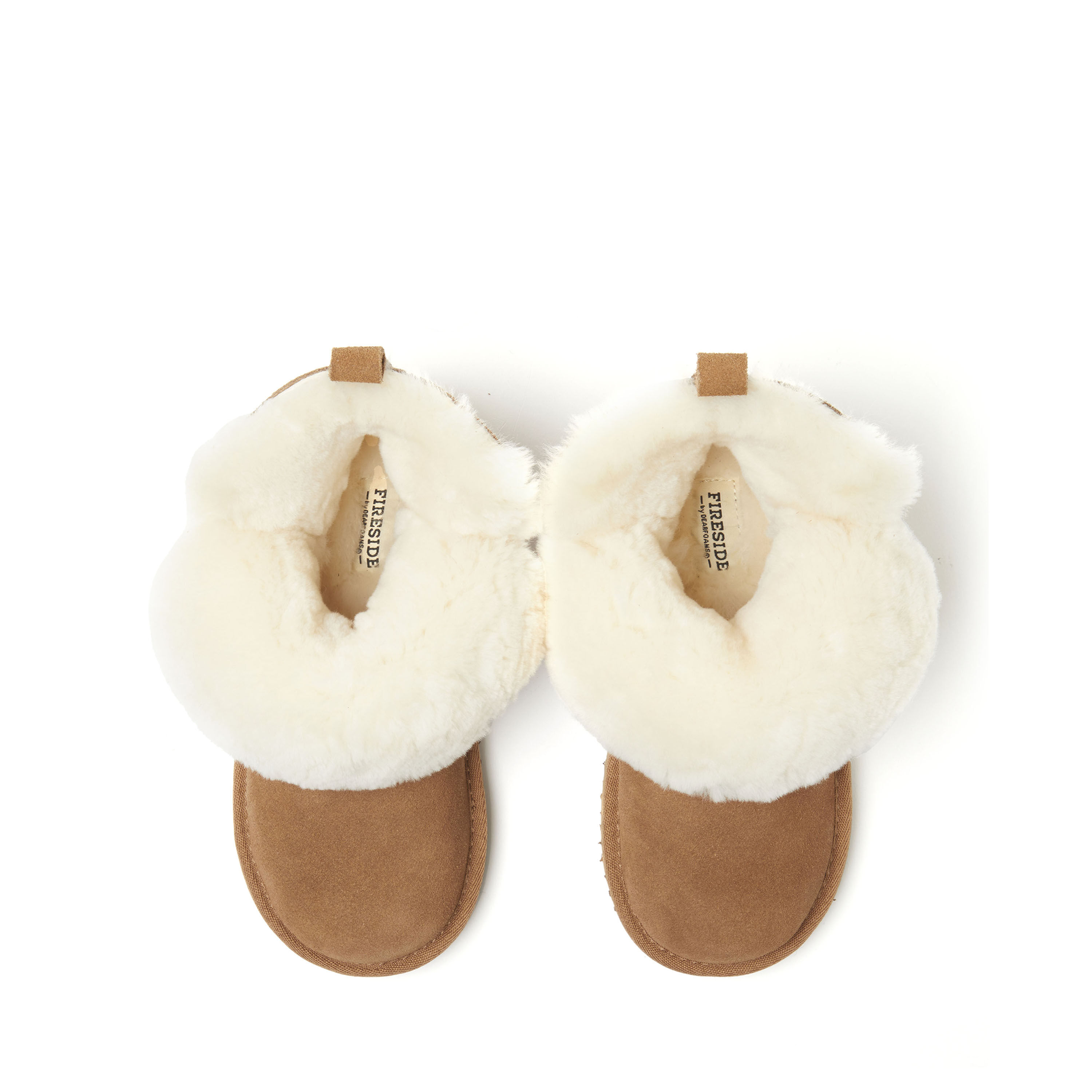 Kid's Fireside by Dearfoams Bunbury Genuine Shearling Boot