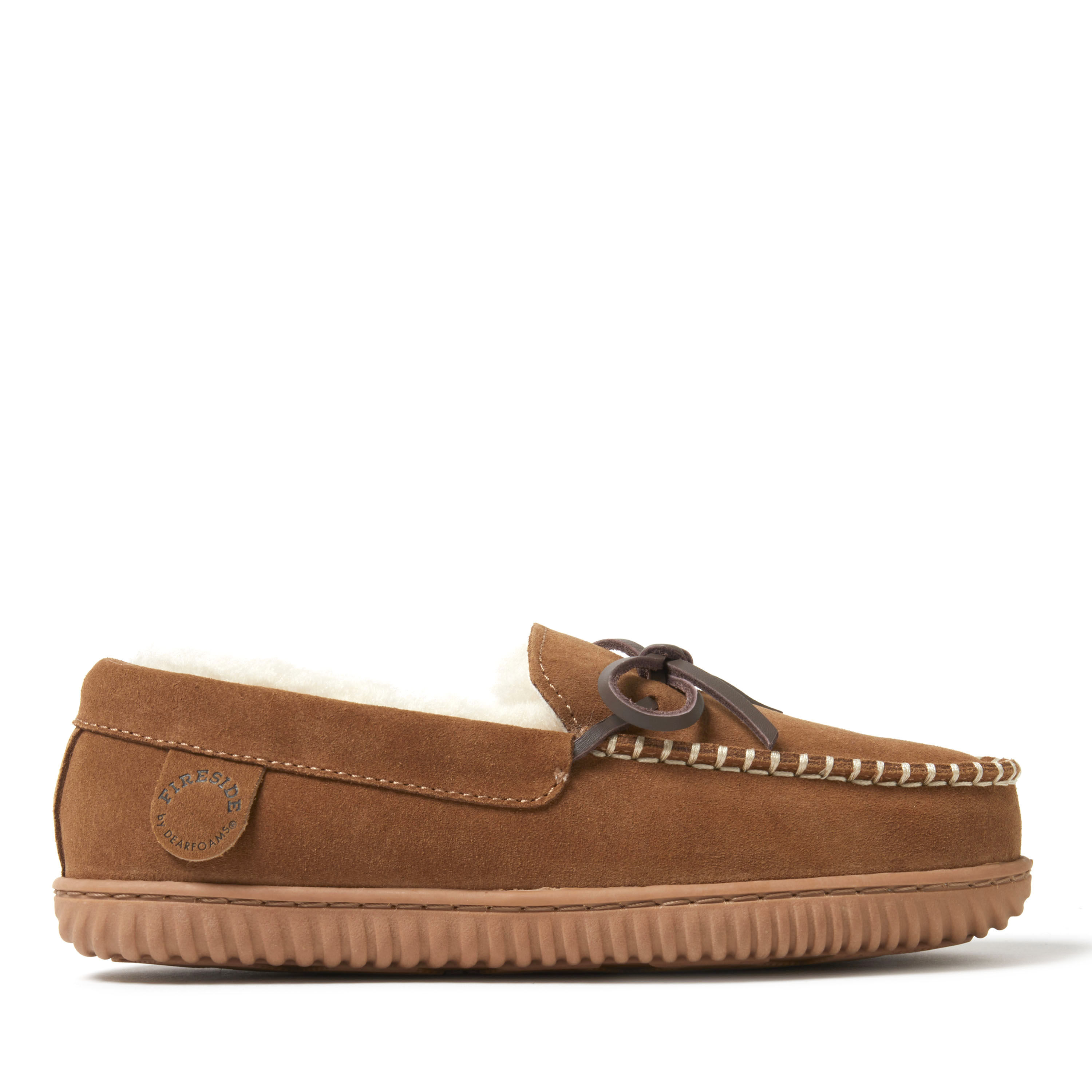 Women's Fireside by Dearfoams Alice Springs Genuine Shearling Moccasin