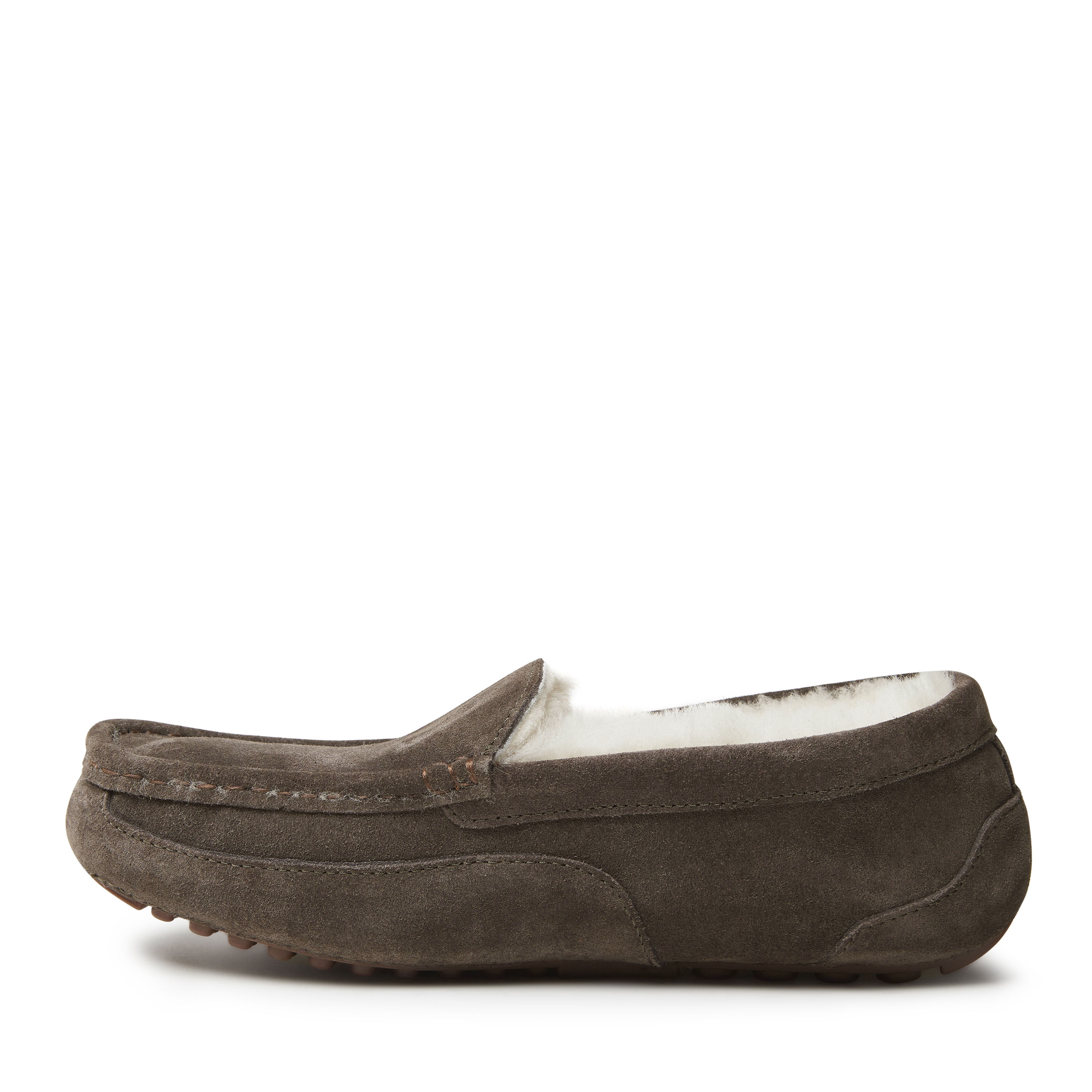 Men's Fireside by Dearfoams Melbourne Genuine Shearling Moccasin Slipper