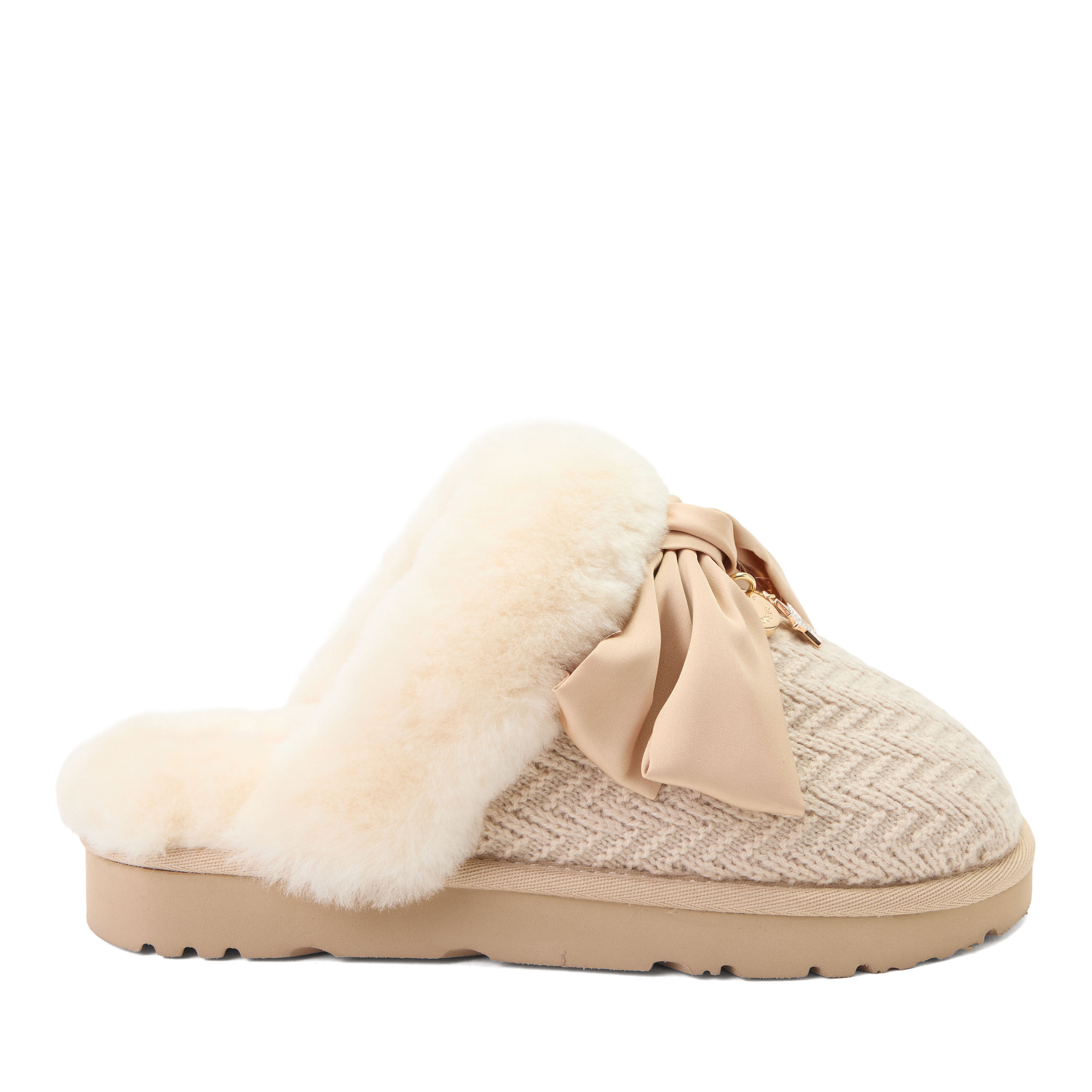 Daniella Karagach&rsquo;s Women's Fireside Knit Shearling Scuff