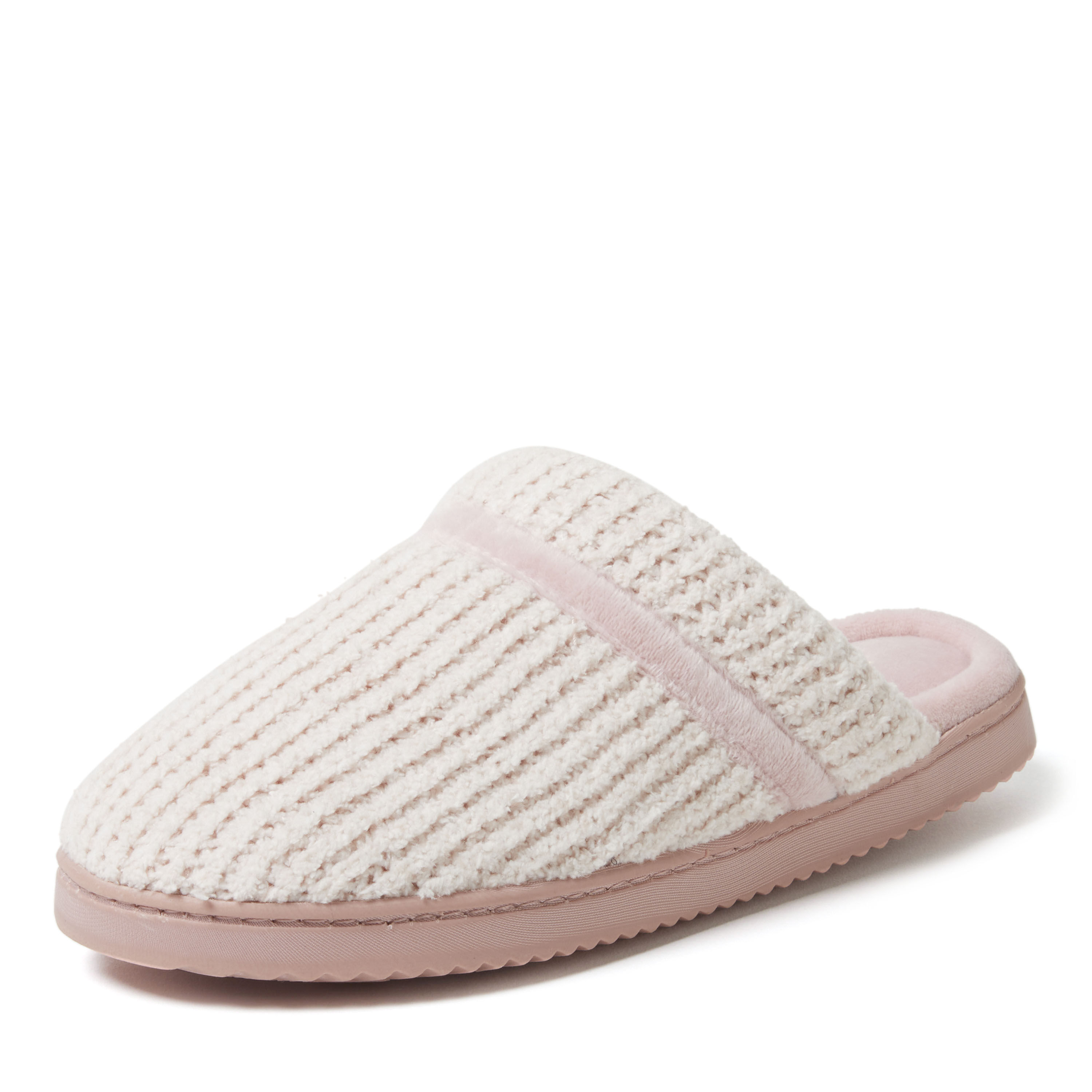 Women's dearfoams chenille scuff sales slide slippers