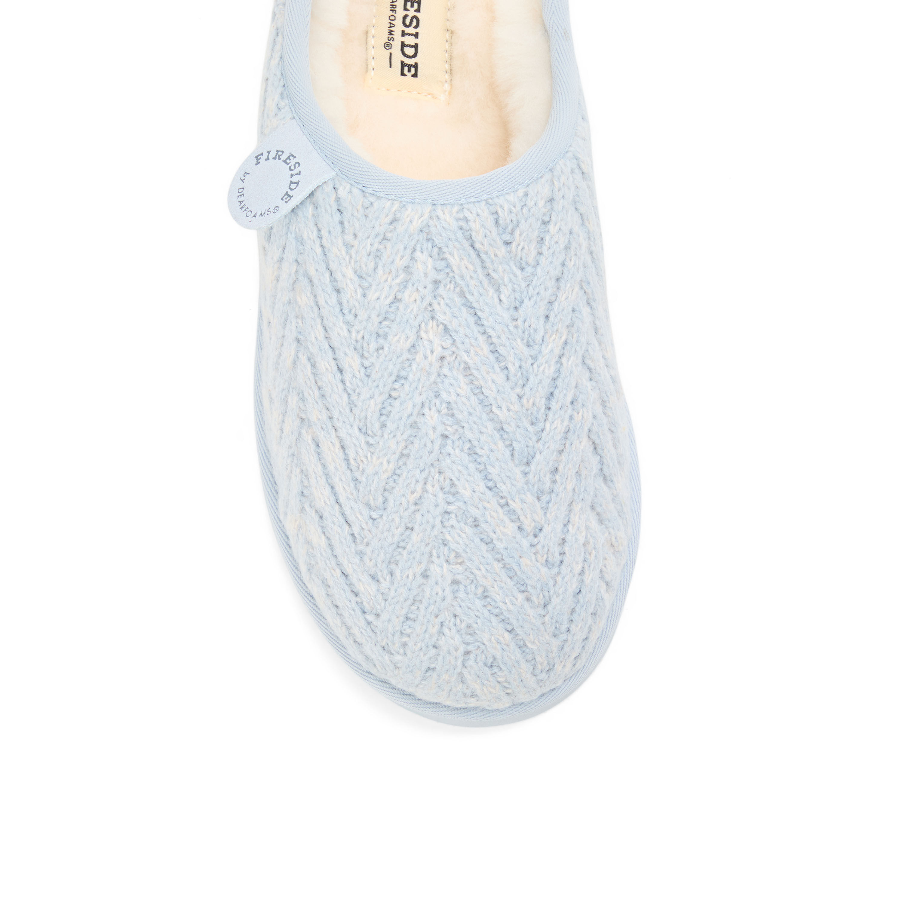 Women's Fireside by Dearfoams Greta Knit Shearling