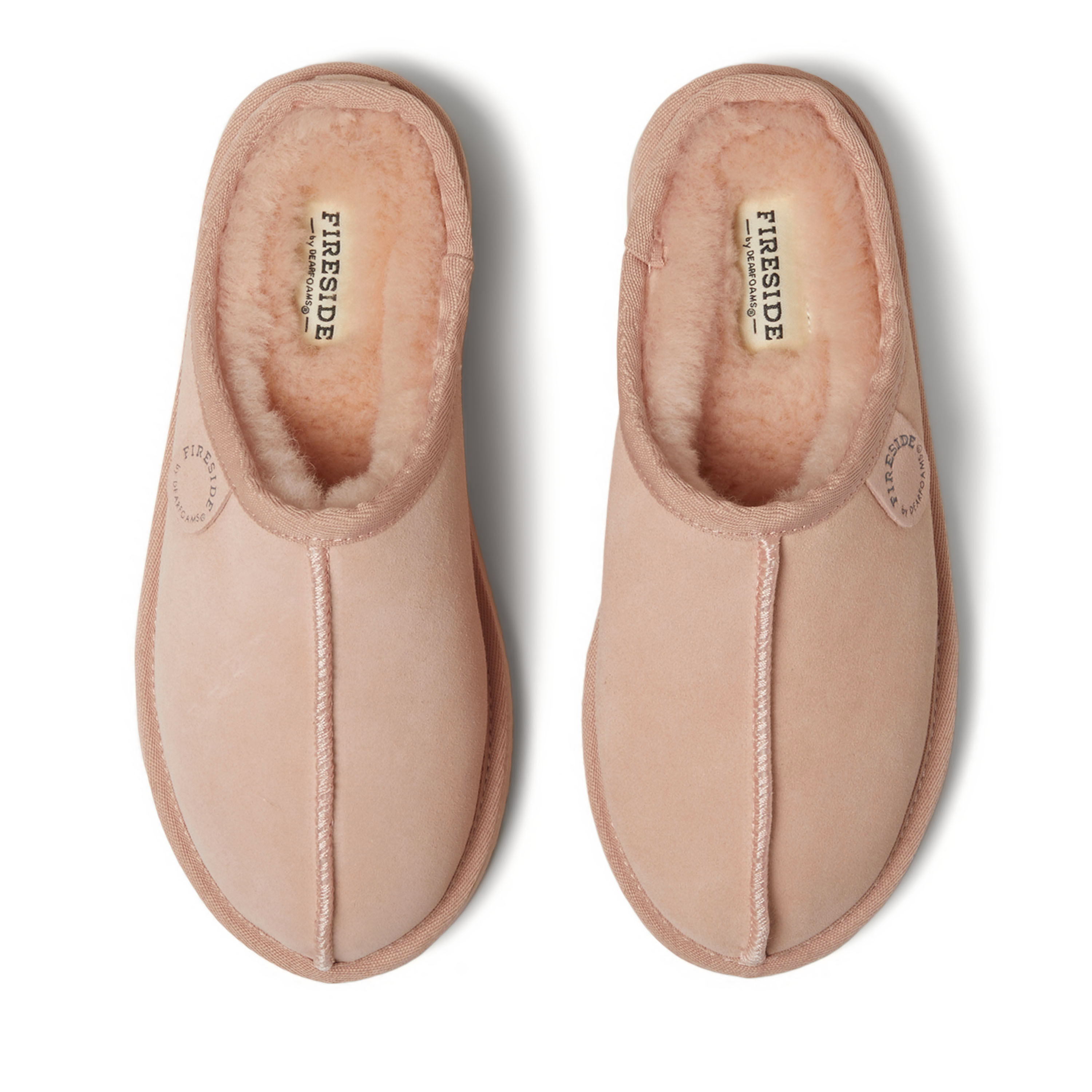 Women's Fireside by Dearfoams Greta Genuine Shearling Clog