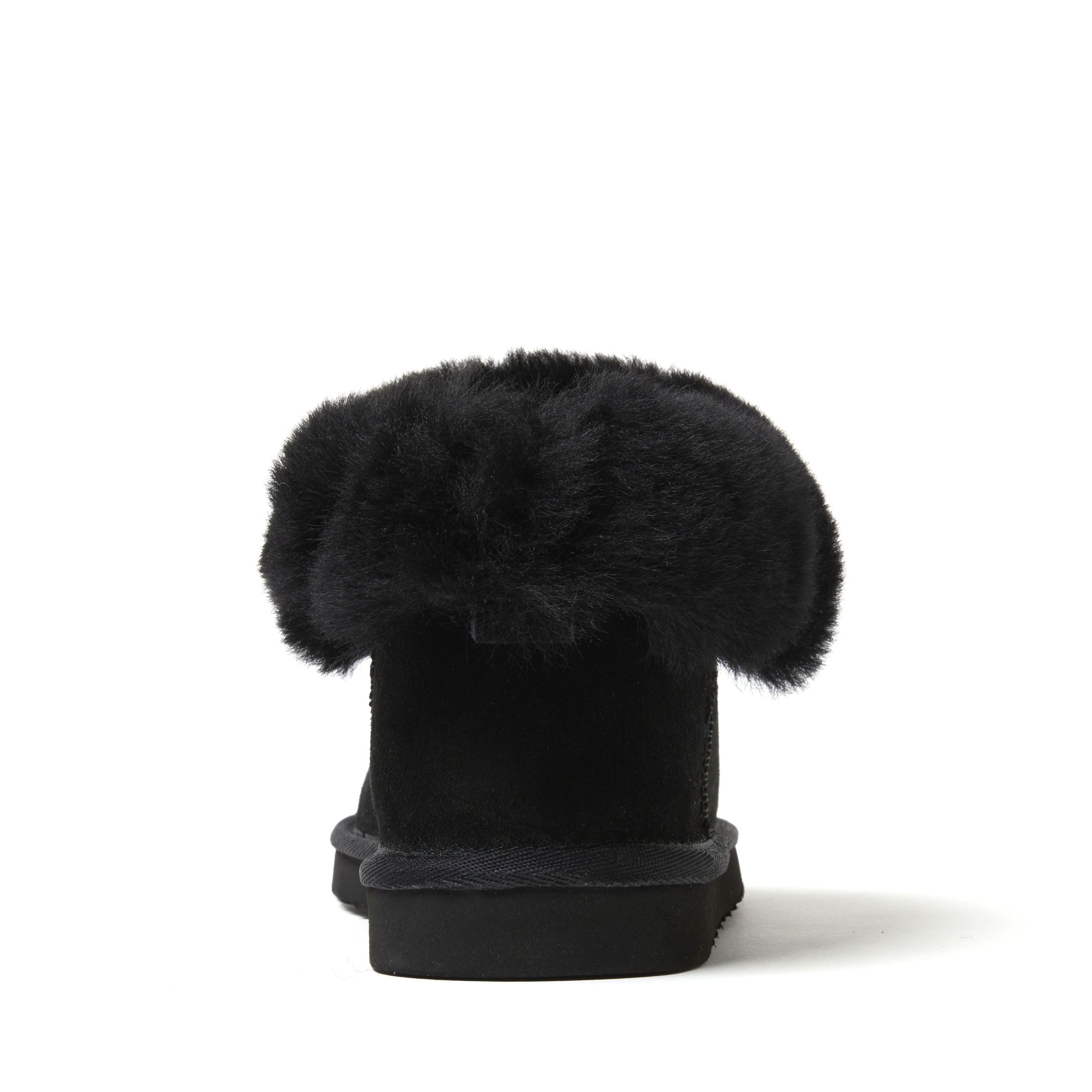 Women's Fireside by Dearfoams Perth Genuine Shearling Foldover Boot Slipper