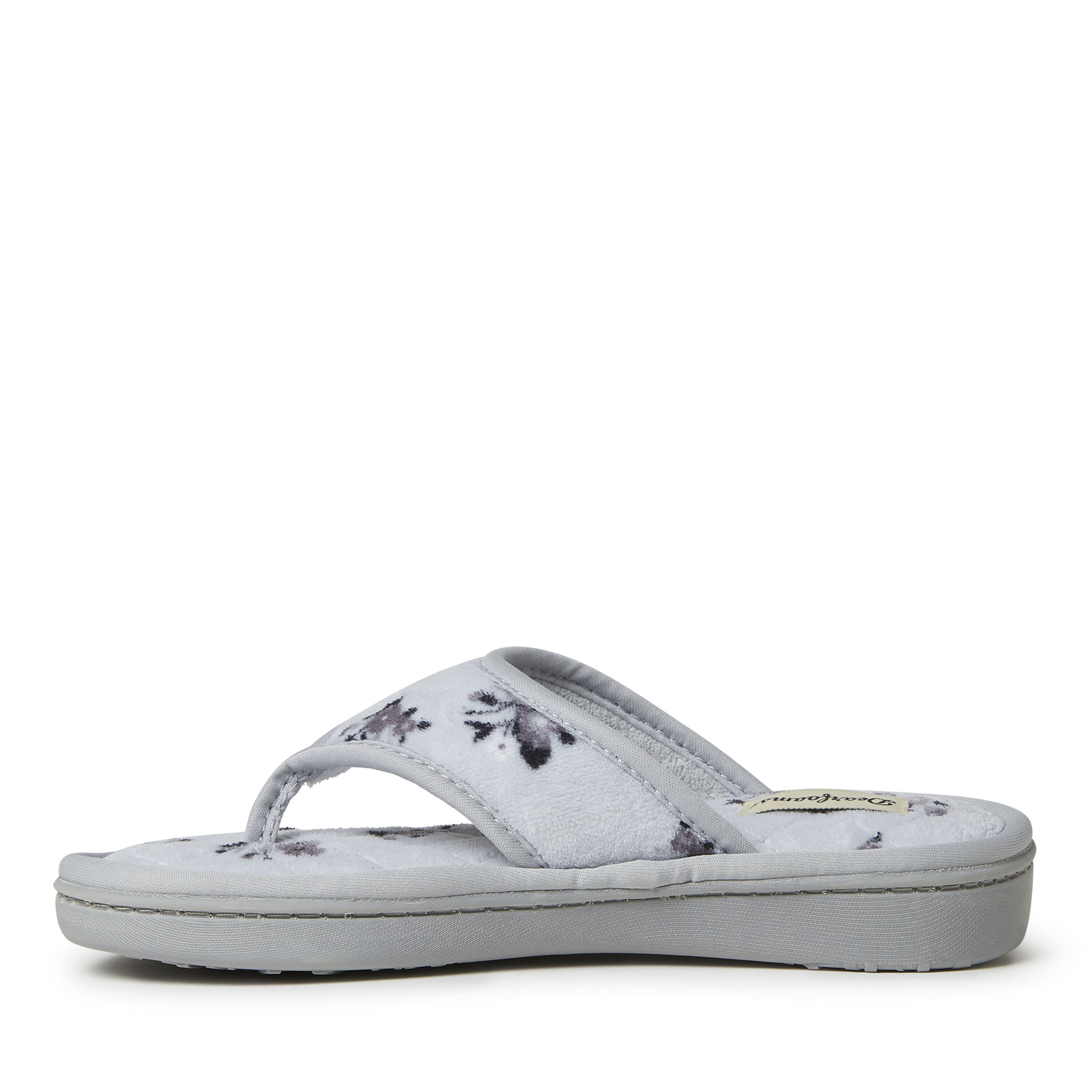 Women's Melanie Terry Thong  with Quilted Footbed Slipper