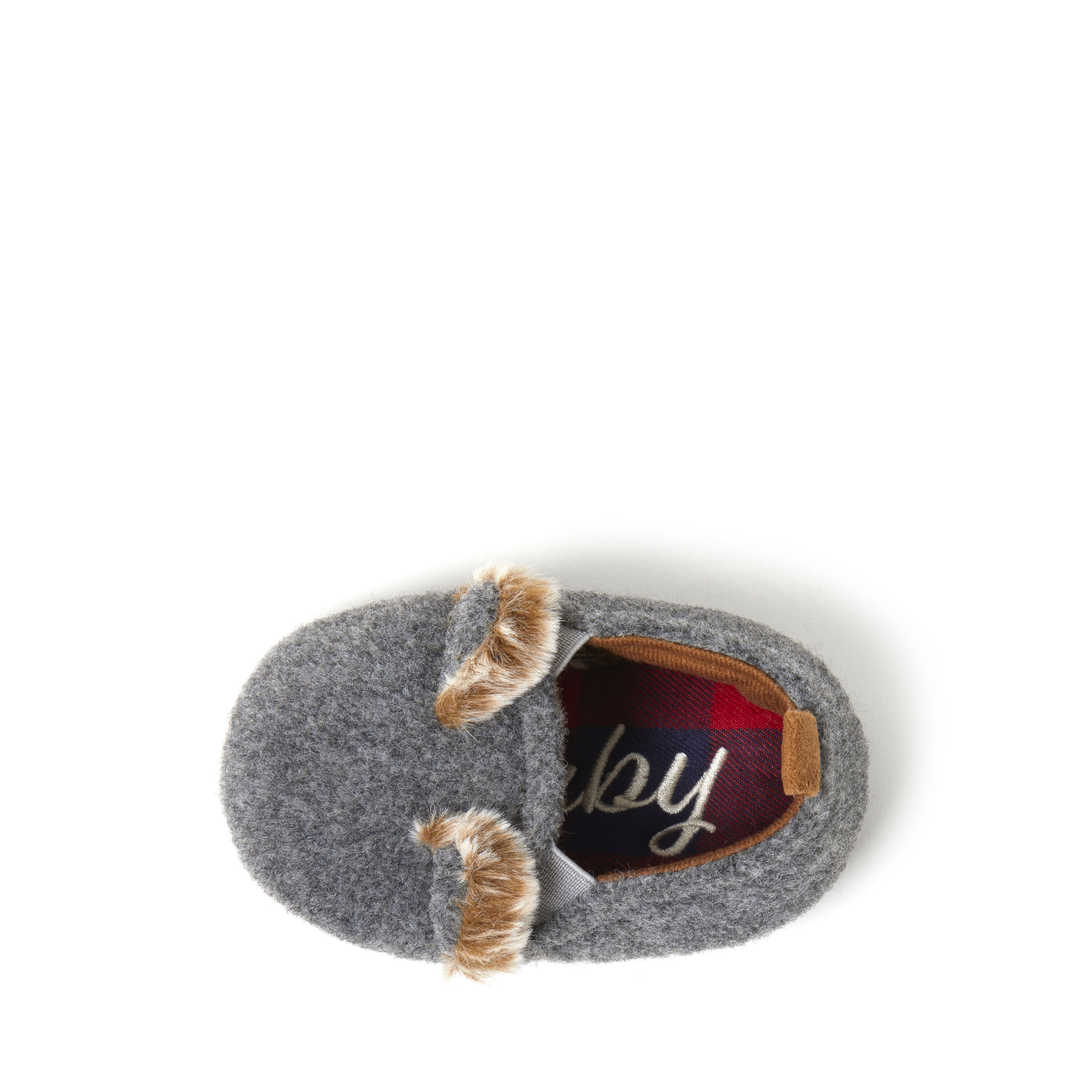 Baby Family Scuff with Baby Bear Embroidery