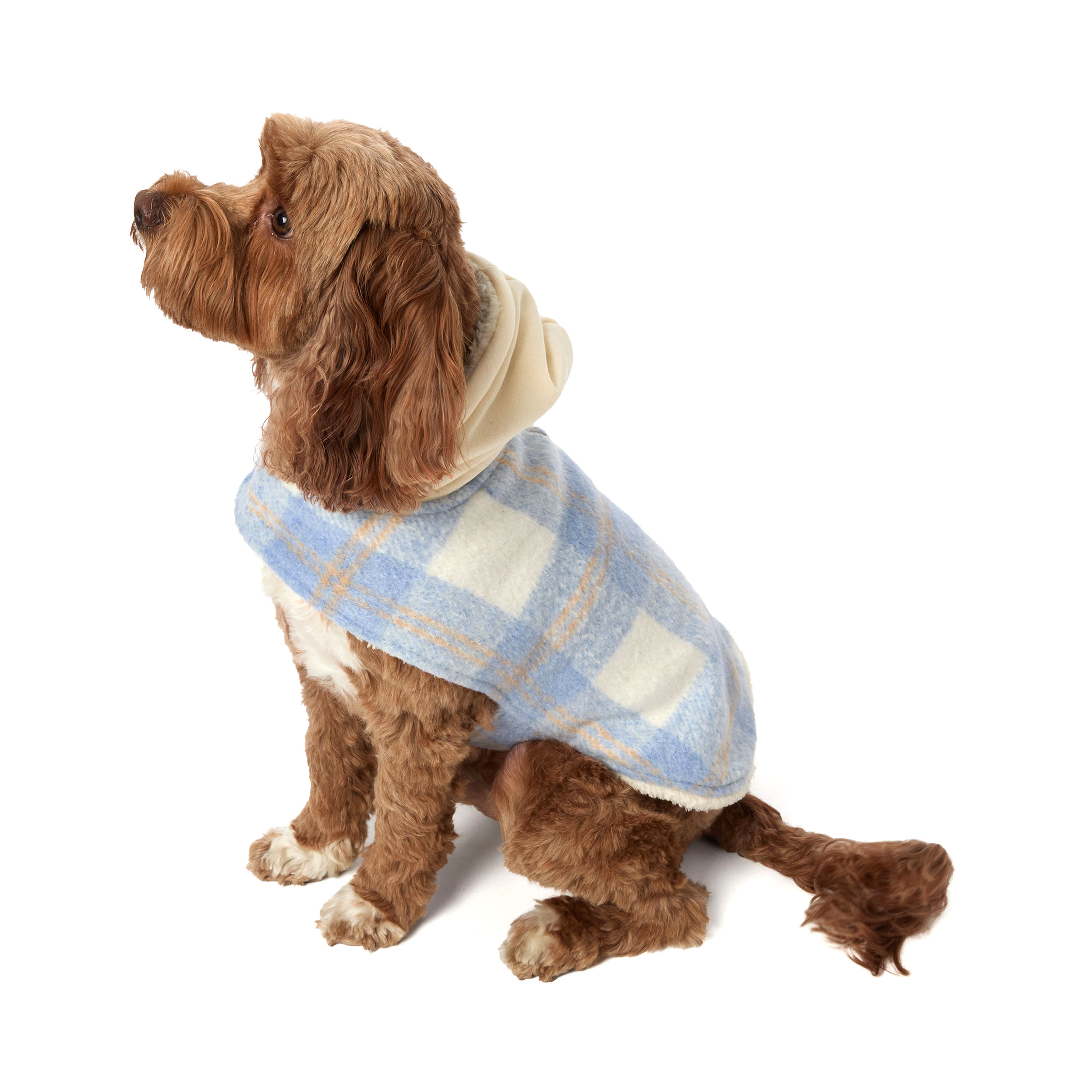 Woven Plaid Dog Jacket