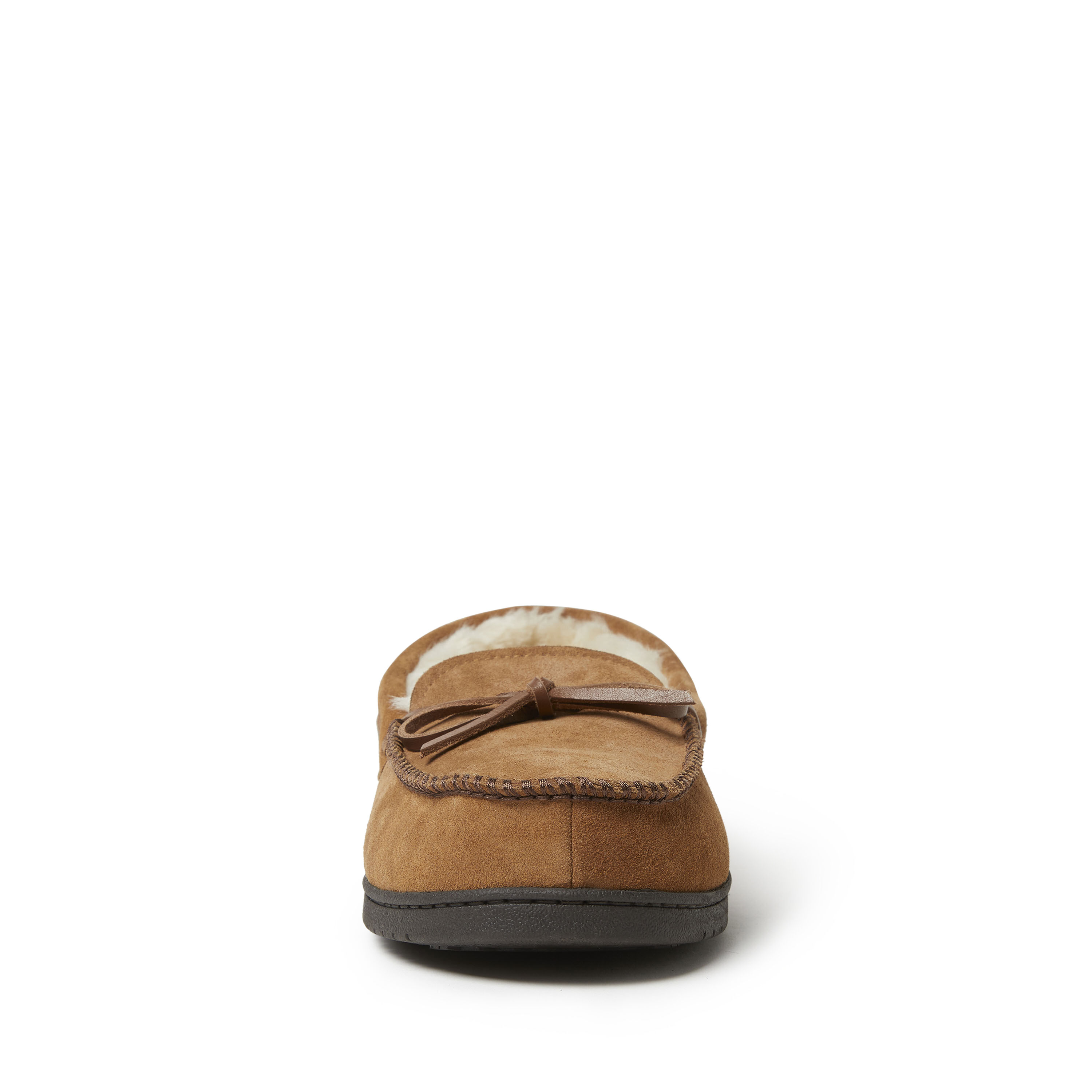 Men's Hudson Genuine Suede Moccasin with Tie