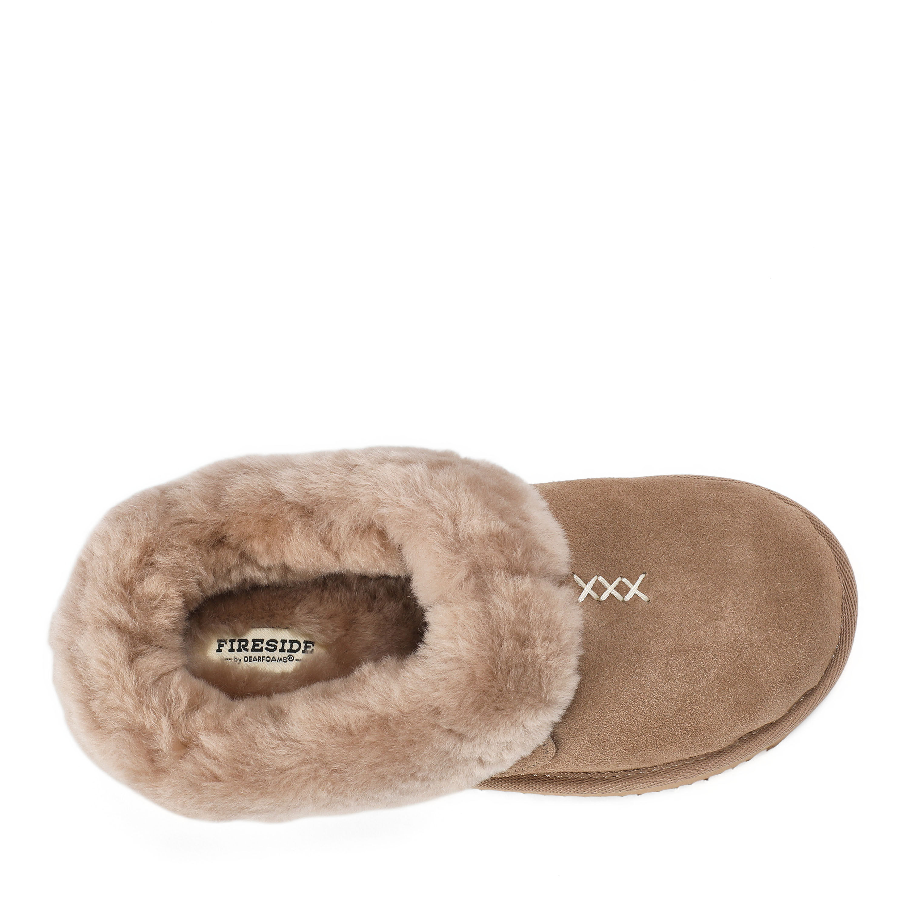 Women's Fireside by Dearfoams Adelaide Genuine Shearling Clog Slipper - Water Resistant