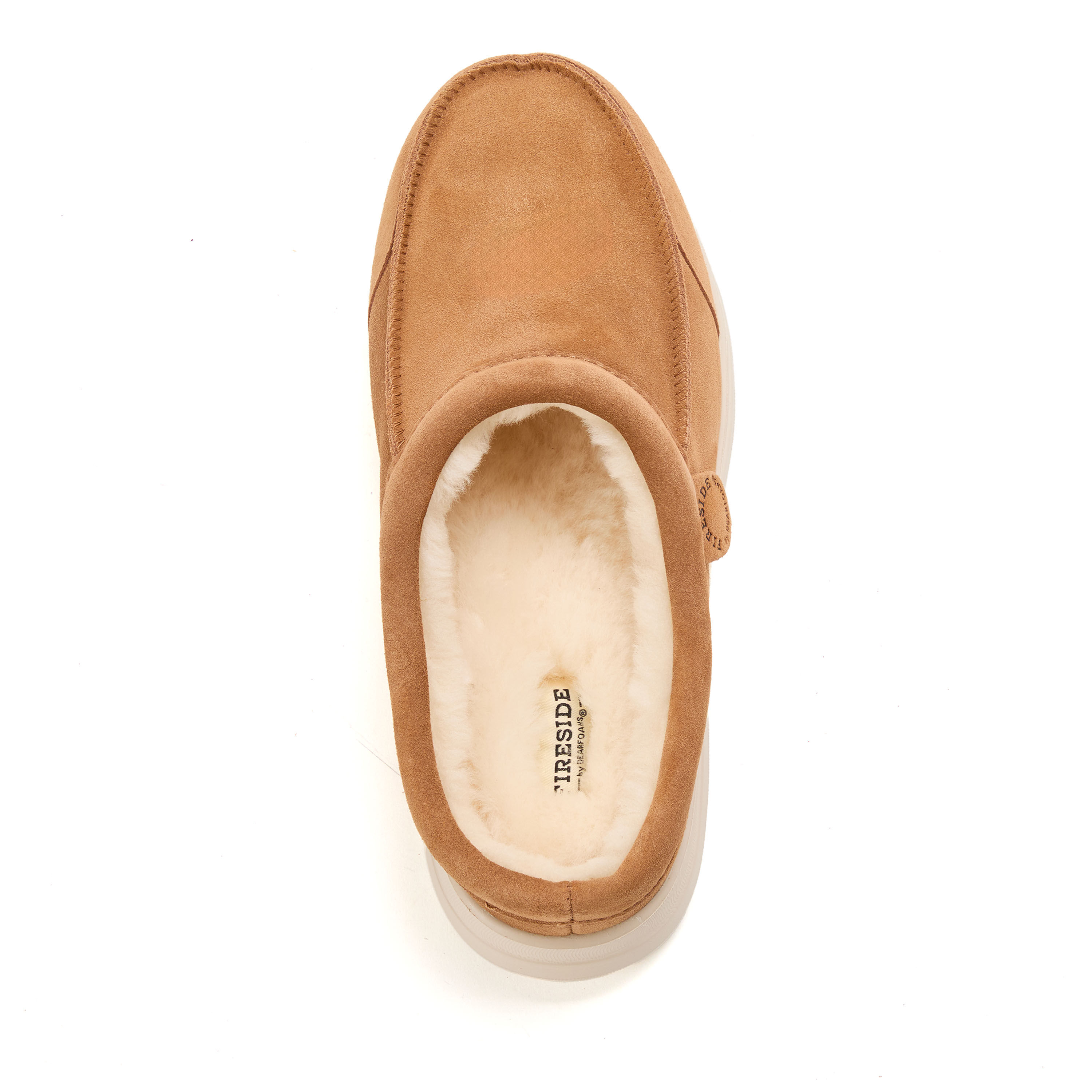 Men's Fireside by Dearfoams Lithgow Genuine Shearling Clog