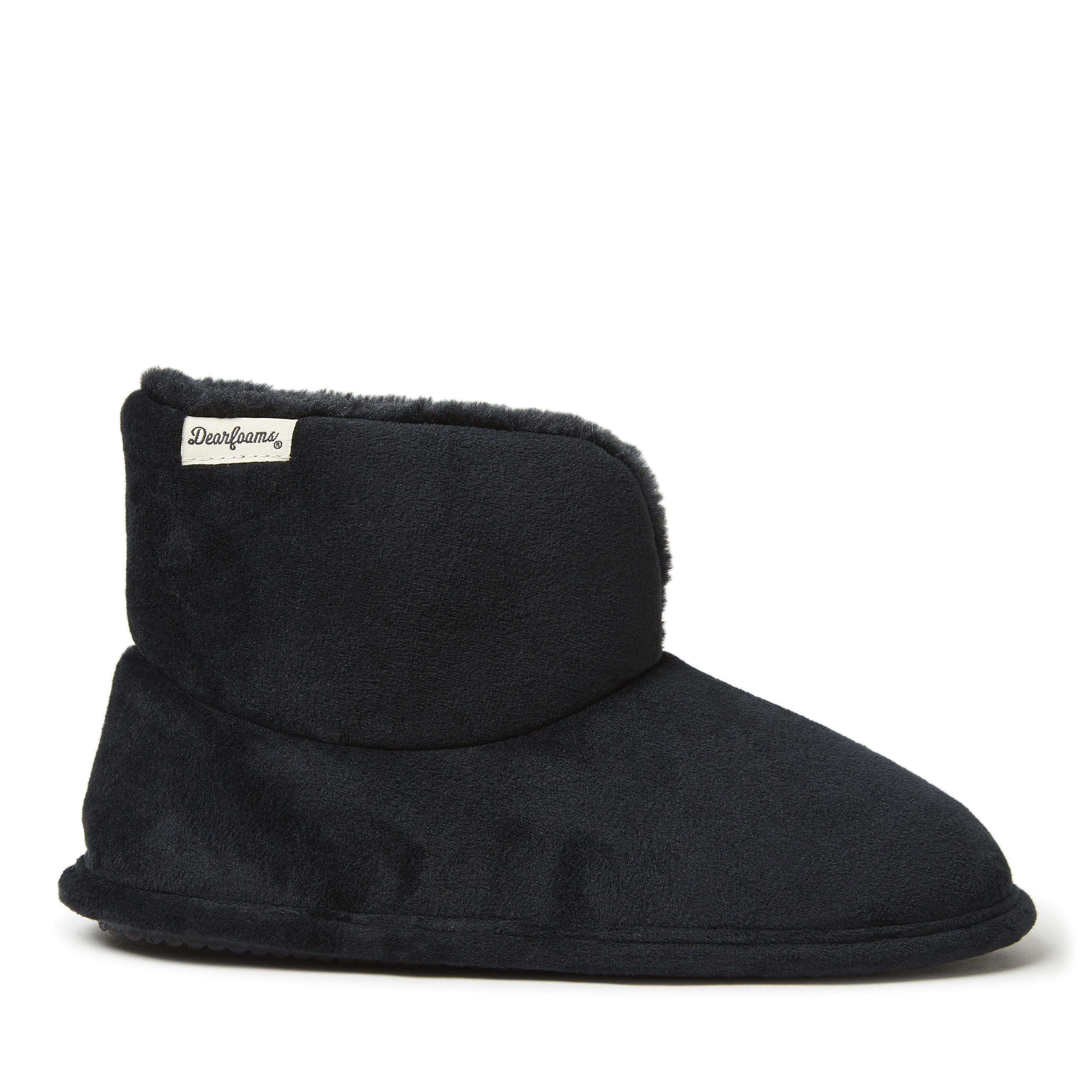 Dearfoam velour cheap bootie slippers