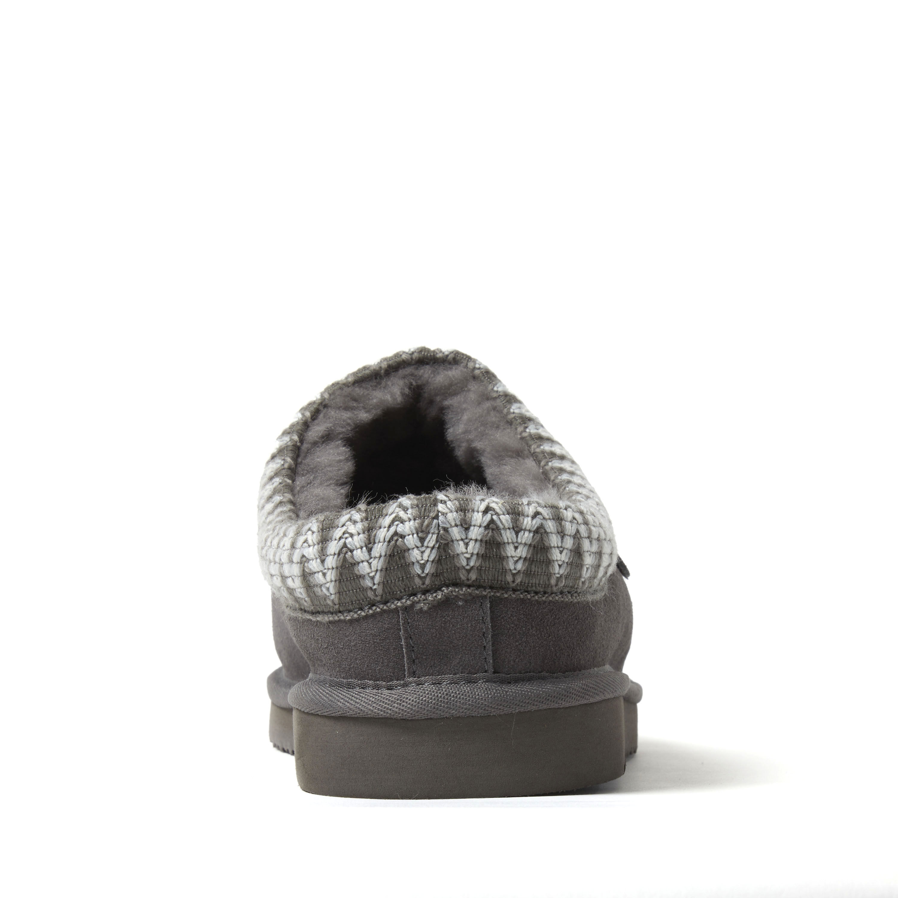 Men's Fireside by Dearfoams Grafton Genuine Shearling Clog With Taping - Water Resistant