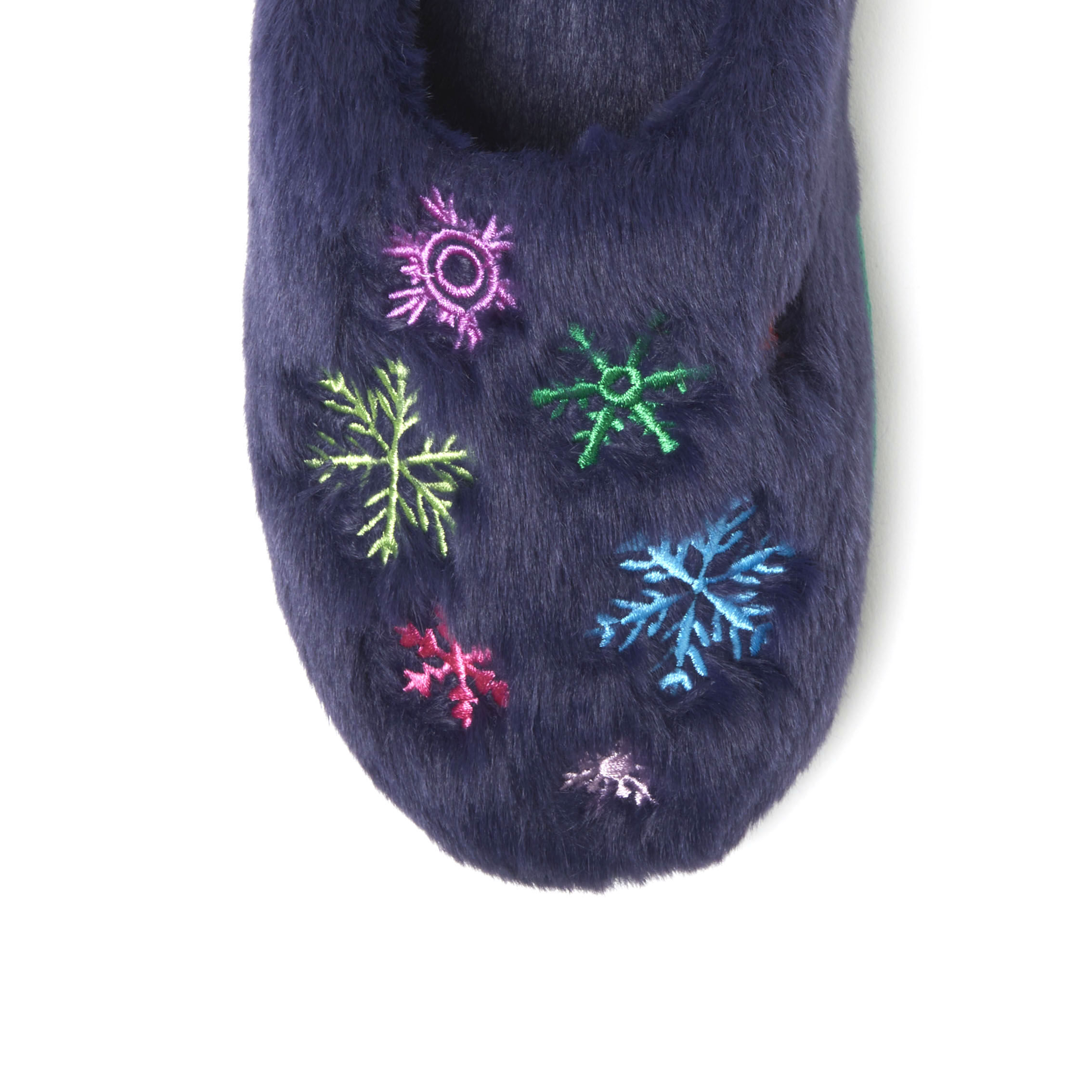 Women's Bailey Holiday Faux Fur Scuff