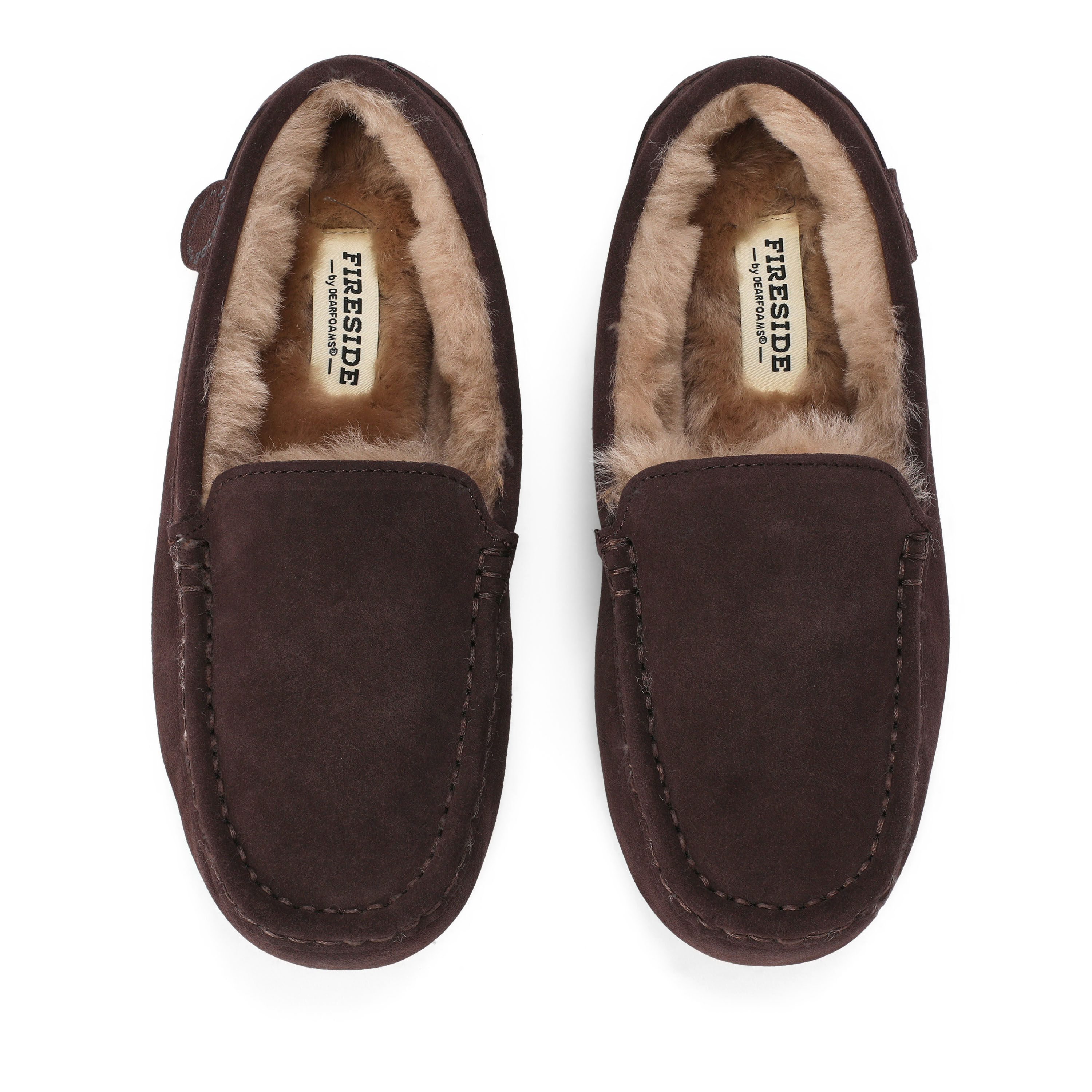Women's Fireside by Dearfoams Mel Genuine Shearling Moccasin