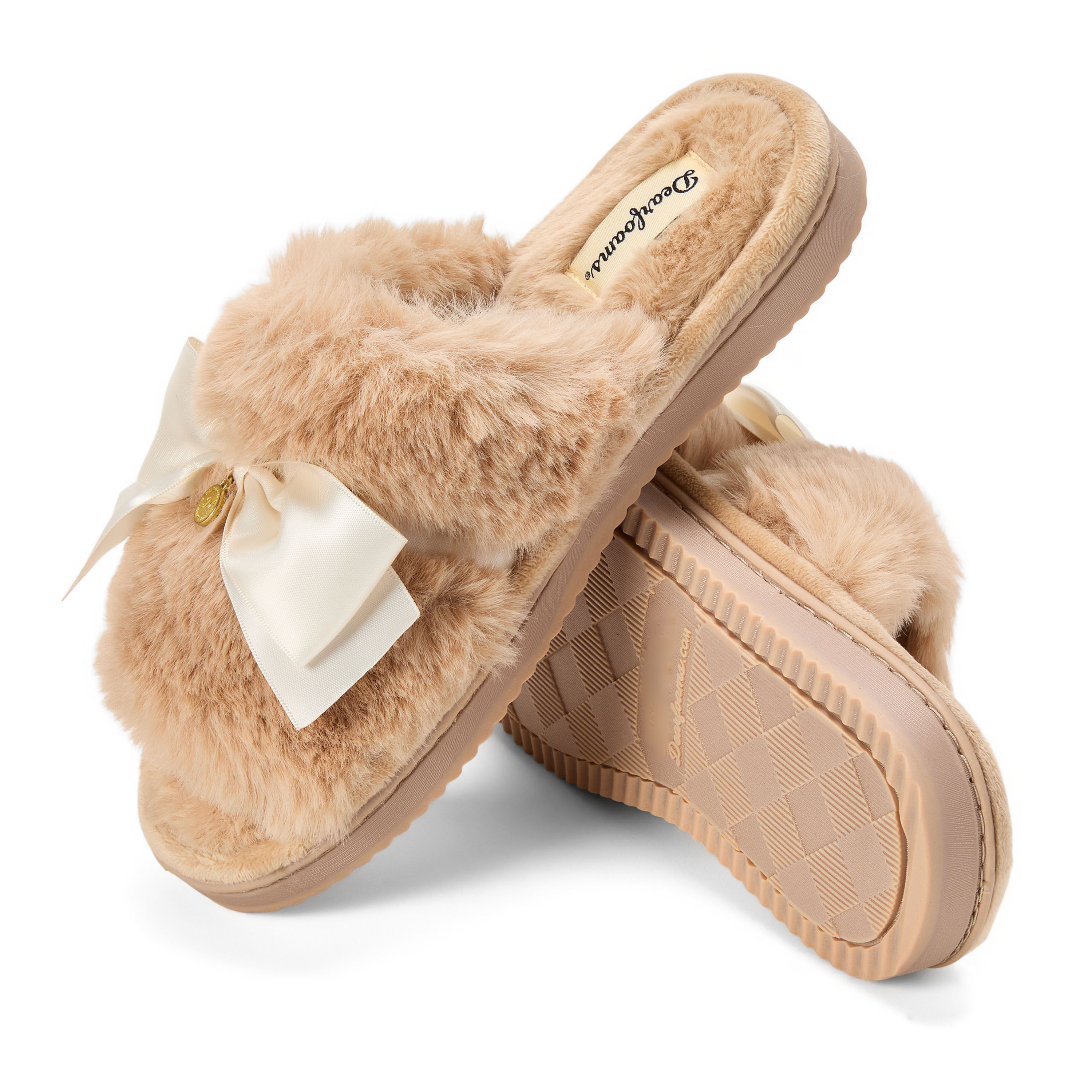 Women's Bianca Pile Slide With Bow
