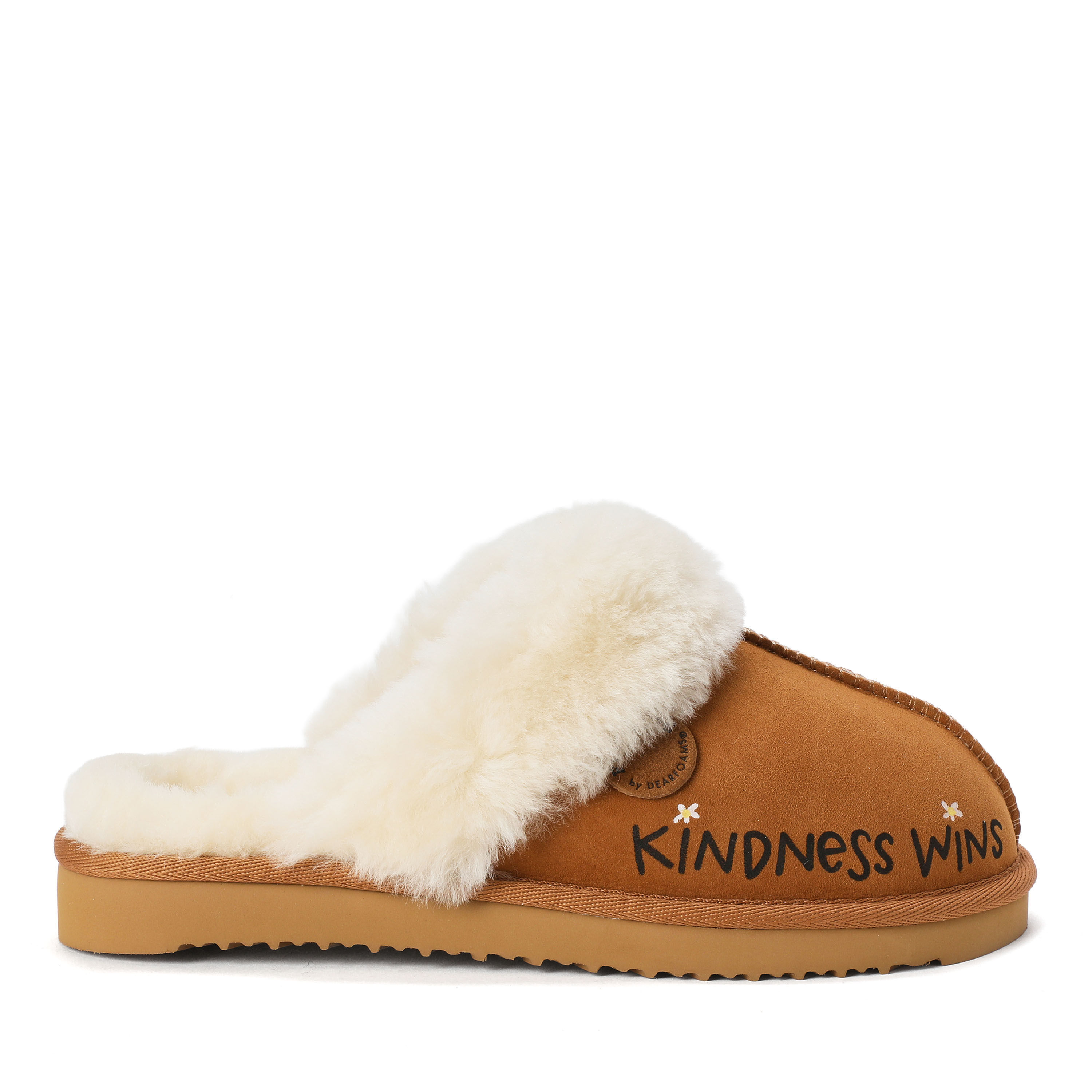 Women's Fireside by Dearfoams Limited Edition "Kindness Wins" Sydney Shearling Scuff