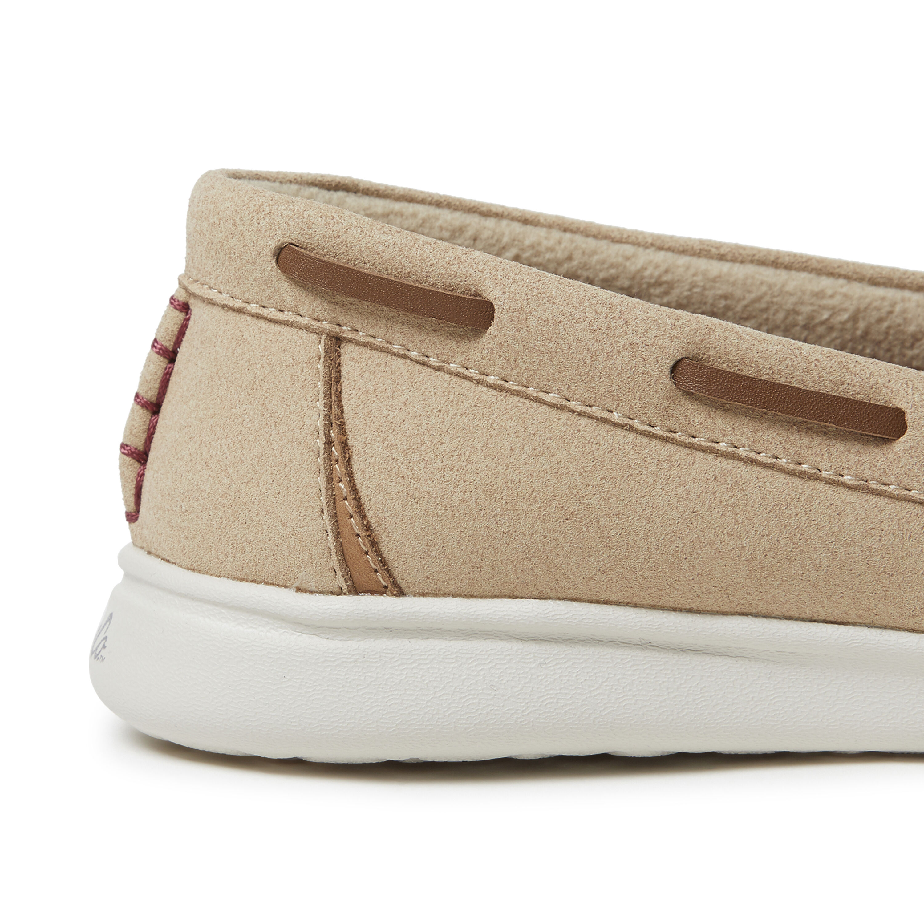 Dearfoams Supply Co. Women's Robin Ultrasuede Moccasin with Tie