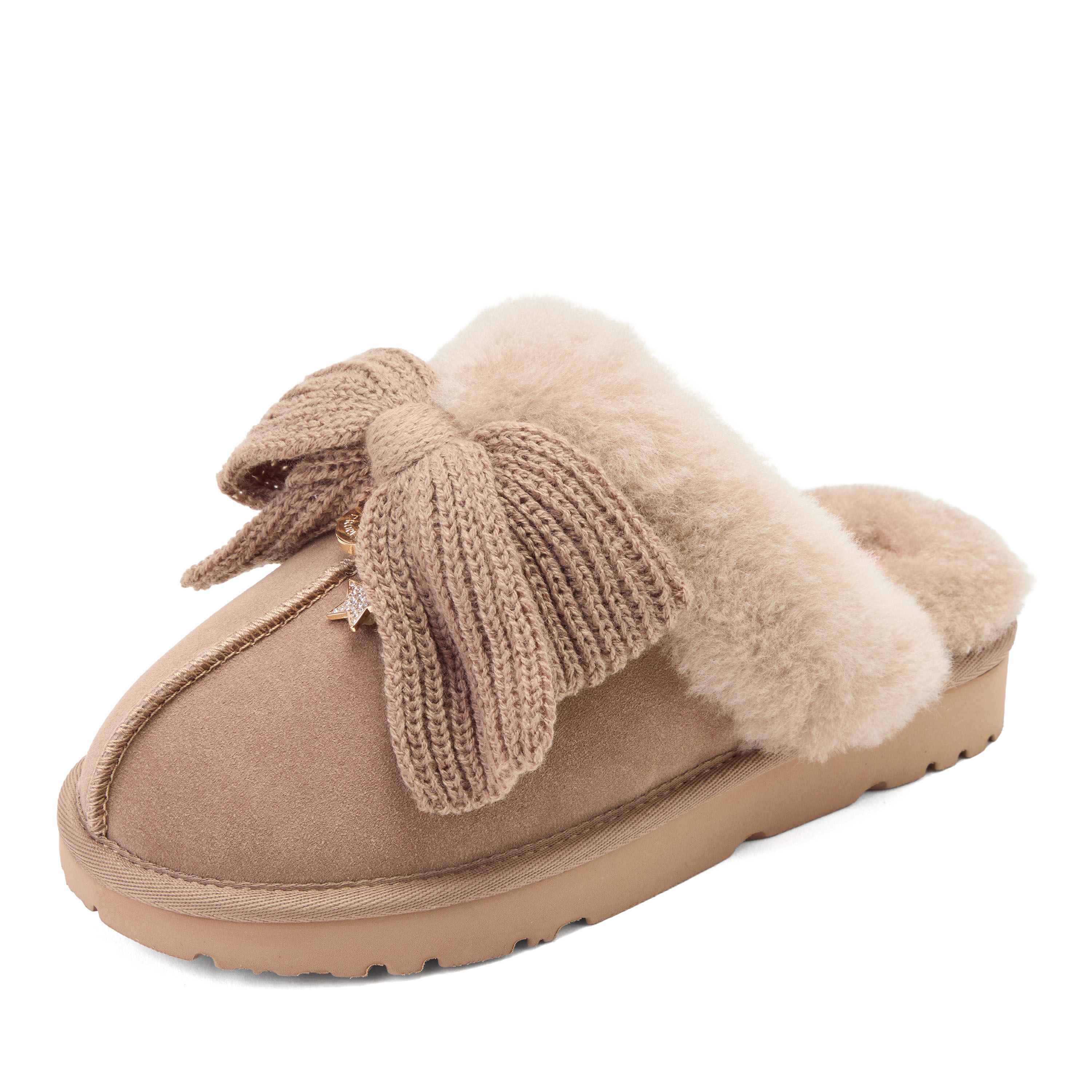 Daniella Karagach&rsquo;s Women's Fireside Suede Shearling Scuff