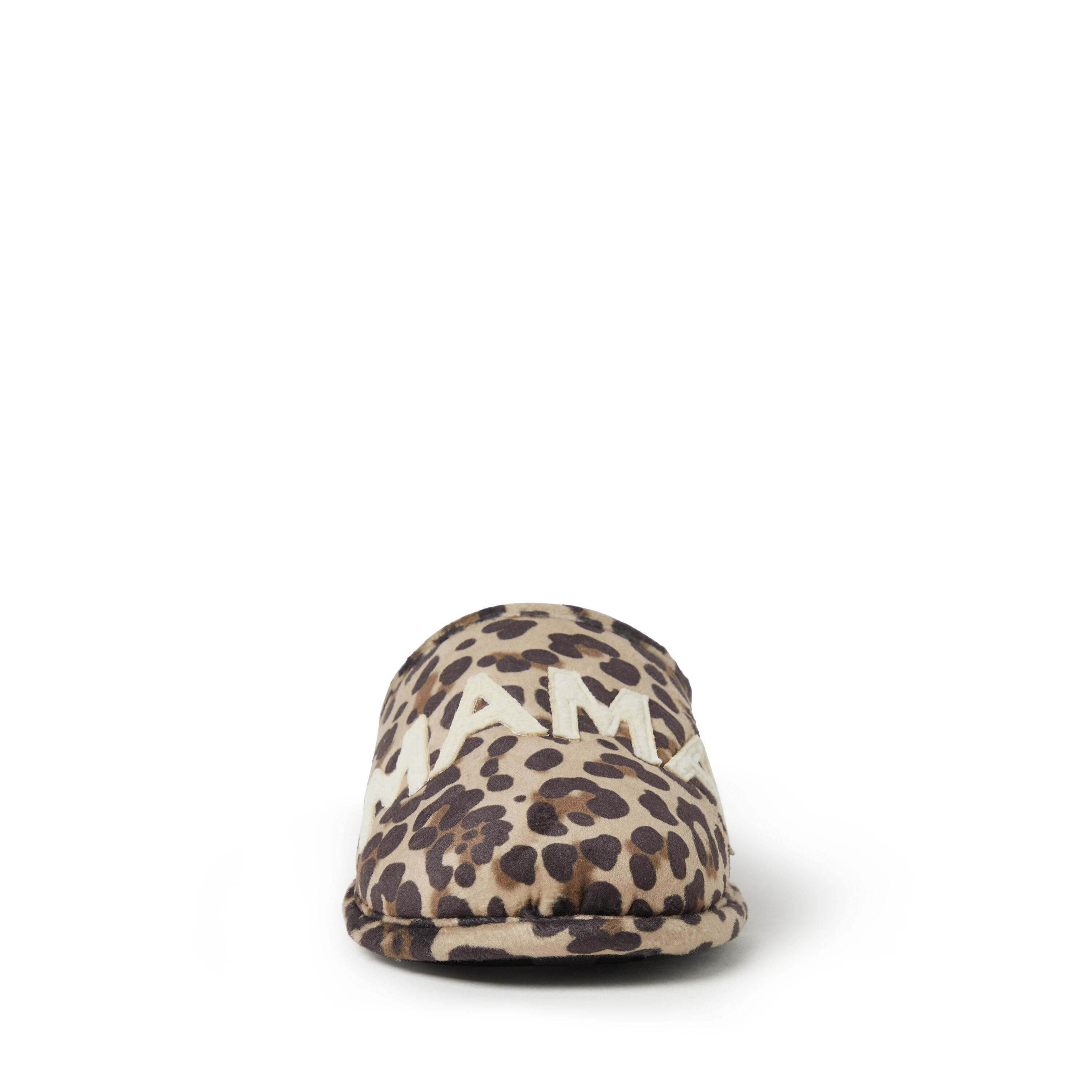 Dearfoam leopard shop print slippers