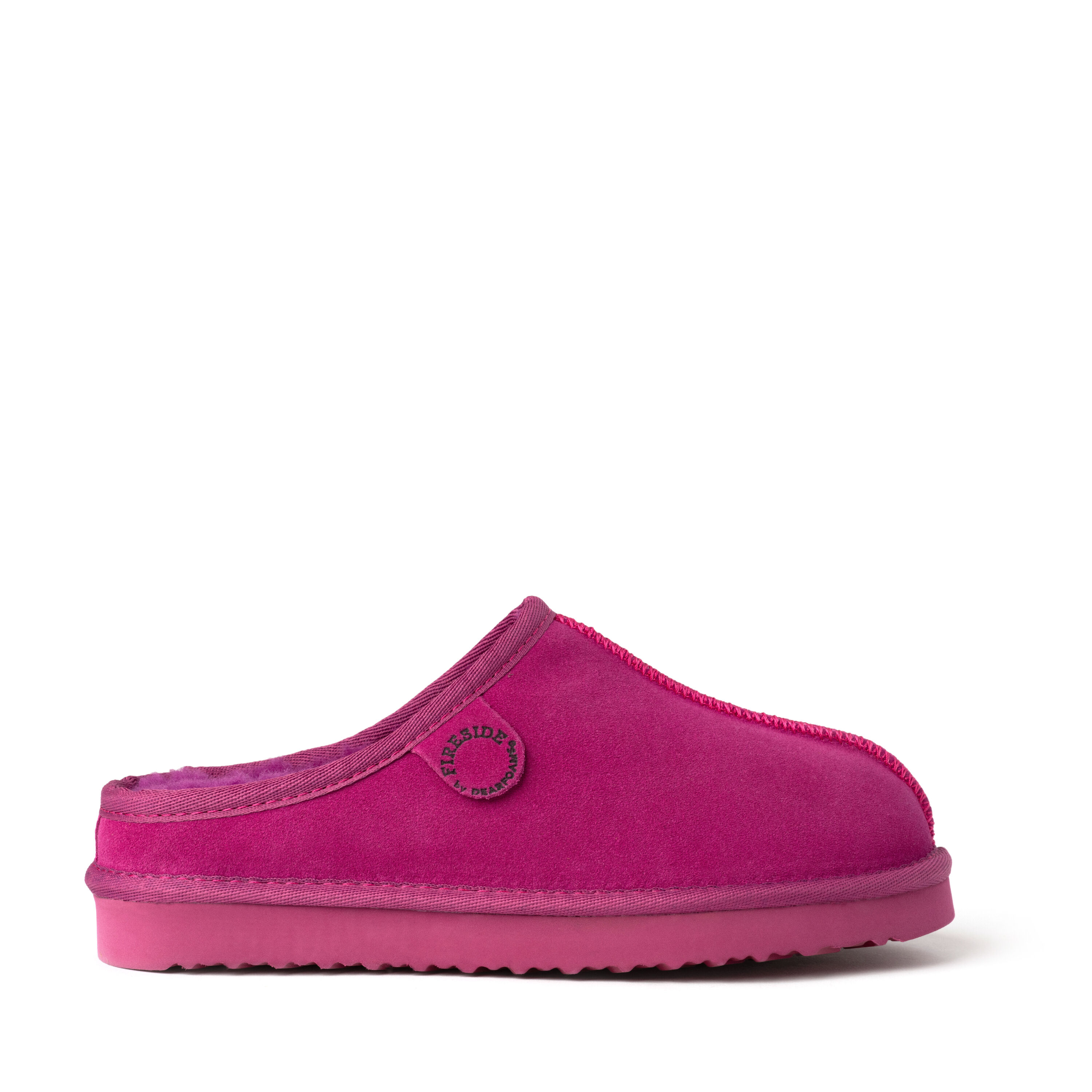 Women's Fireside by Dearfoams Greta Genuine Shearling Clog