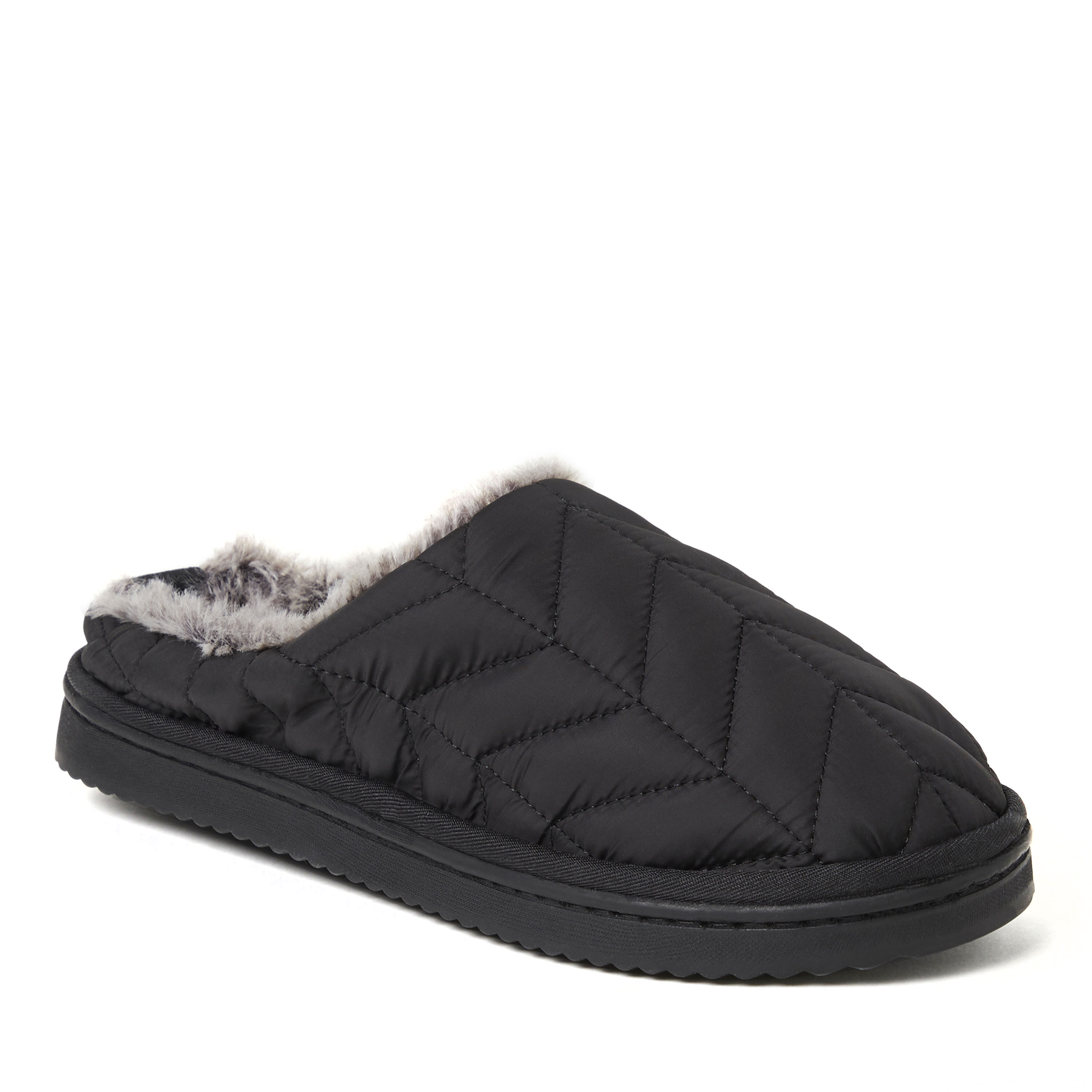 Women's Cora Quilted Nylon Clog Slipper