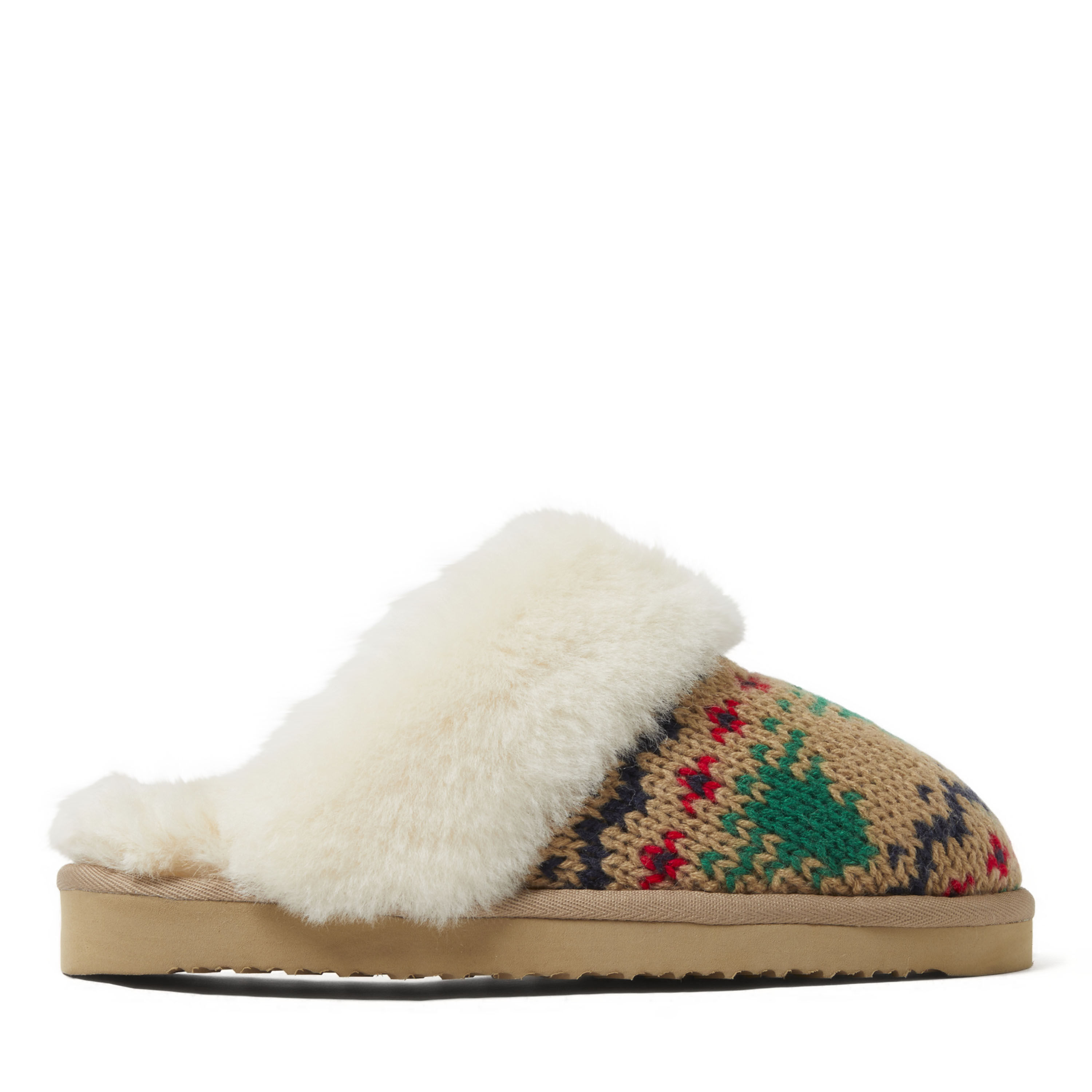 Women's Fireside by Dearfoams Sydney Holiday Fairisle Scuff